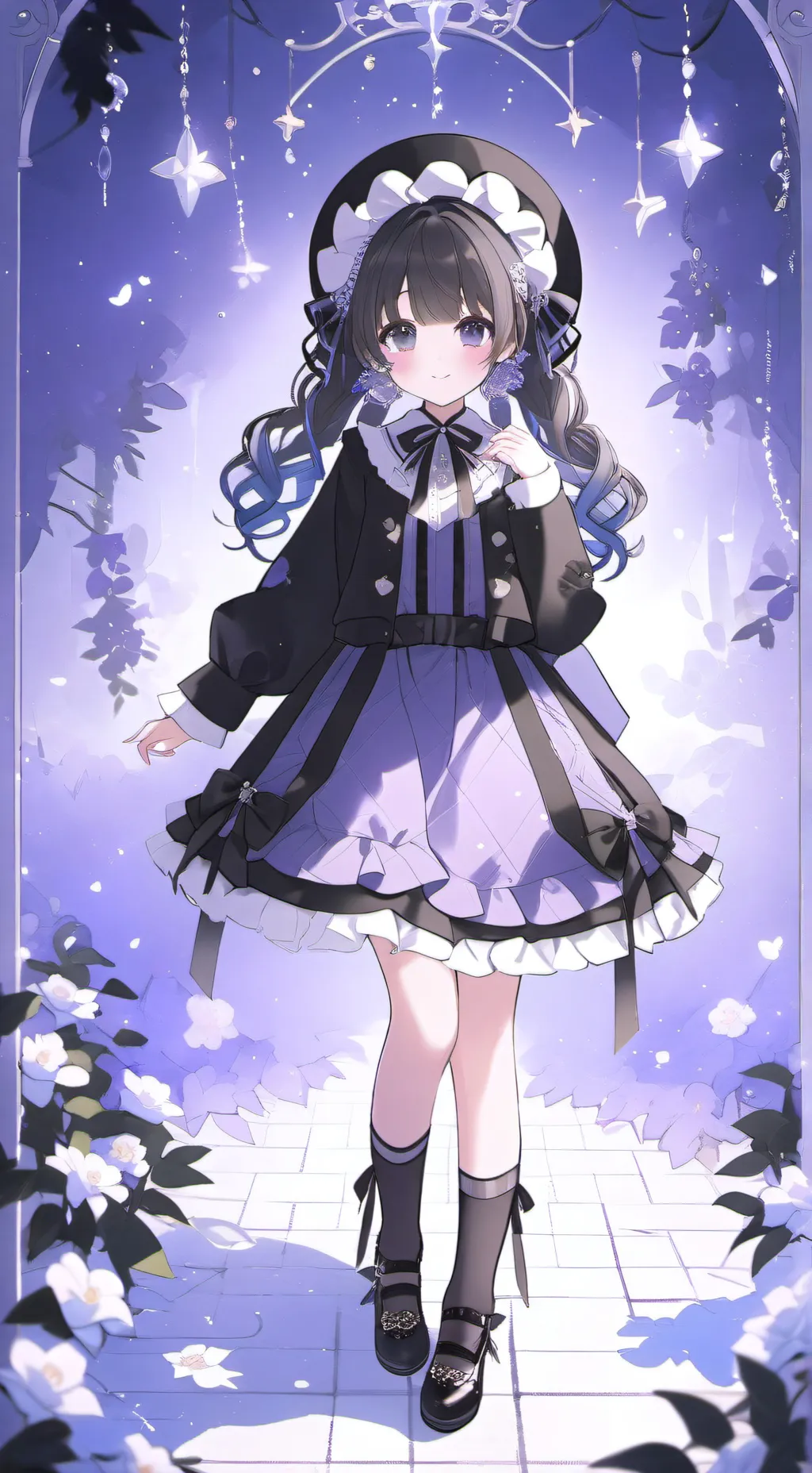 ai character: Neko minaswakie background