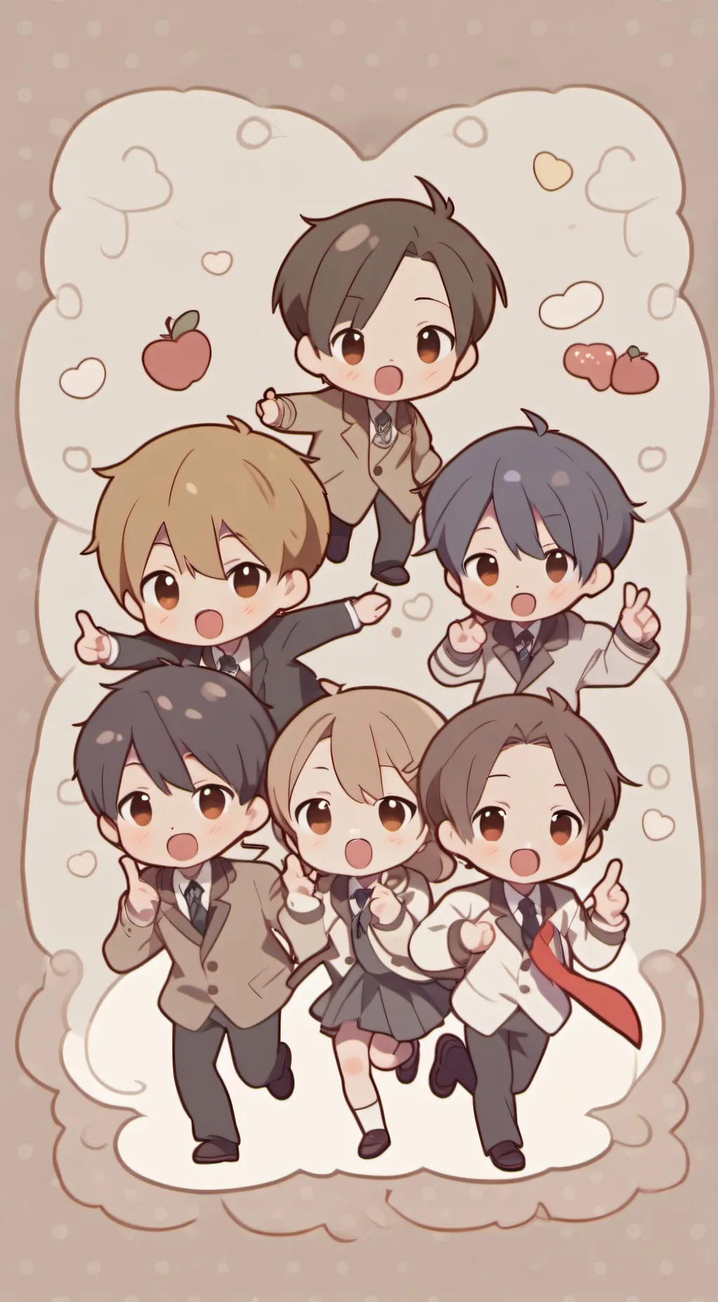 ai character: sweet enhypen ✨🌹❤️ background