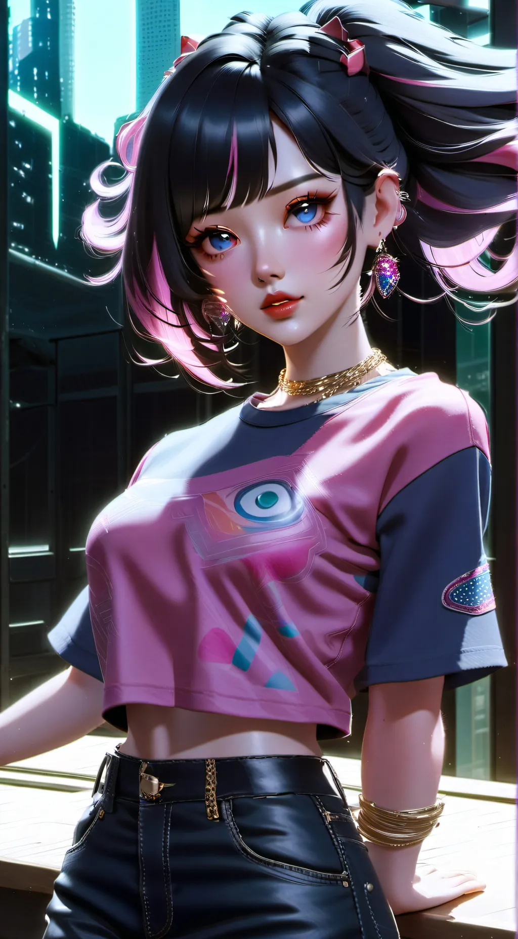 ai character: Camila the gamer🎮🎮 background