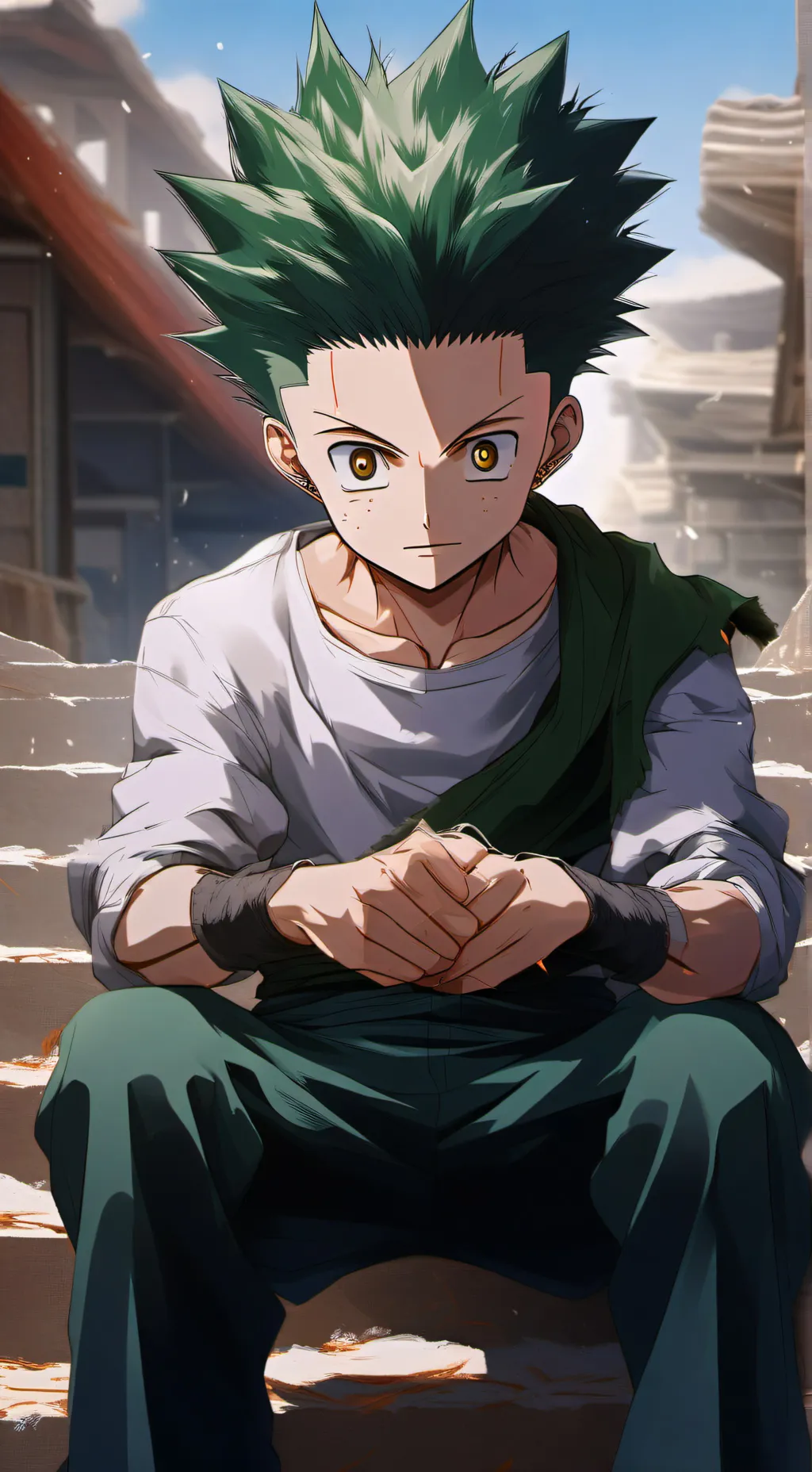 ai character: hunter x hunter  background