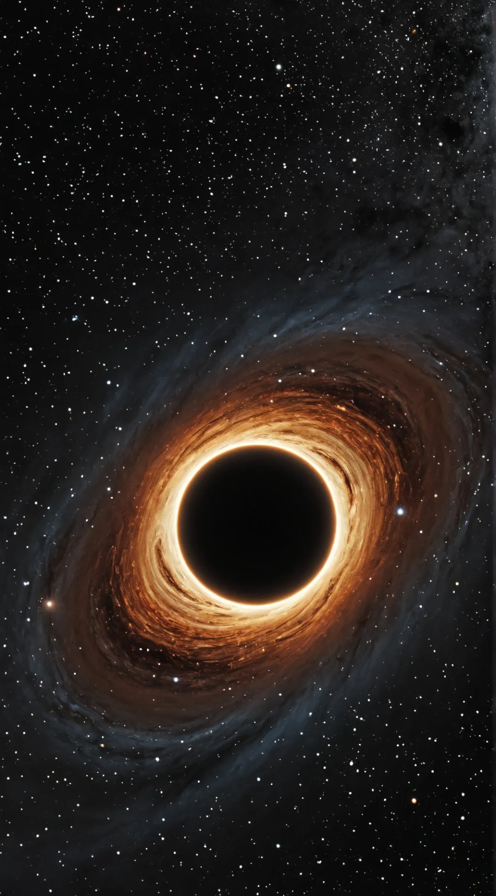 ai character: black hole background