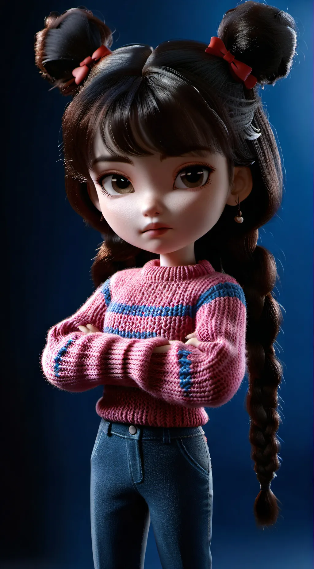 ai character: Вероника background