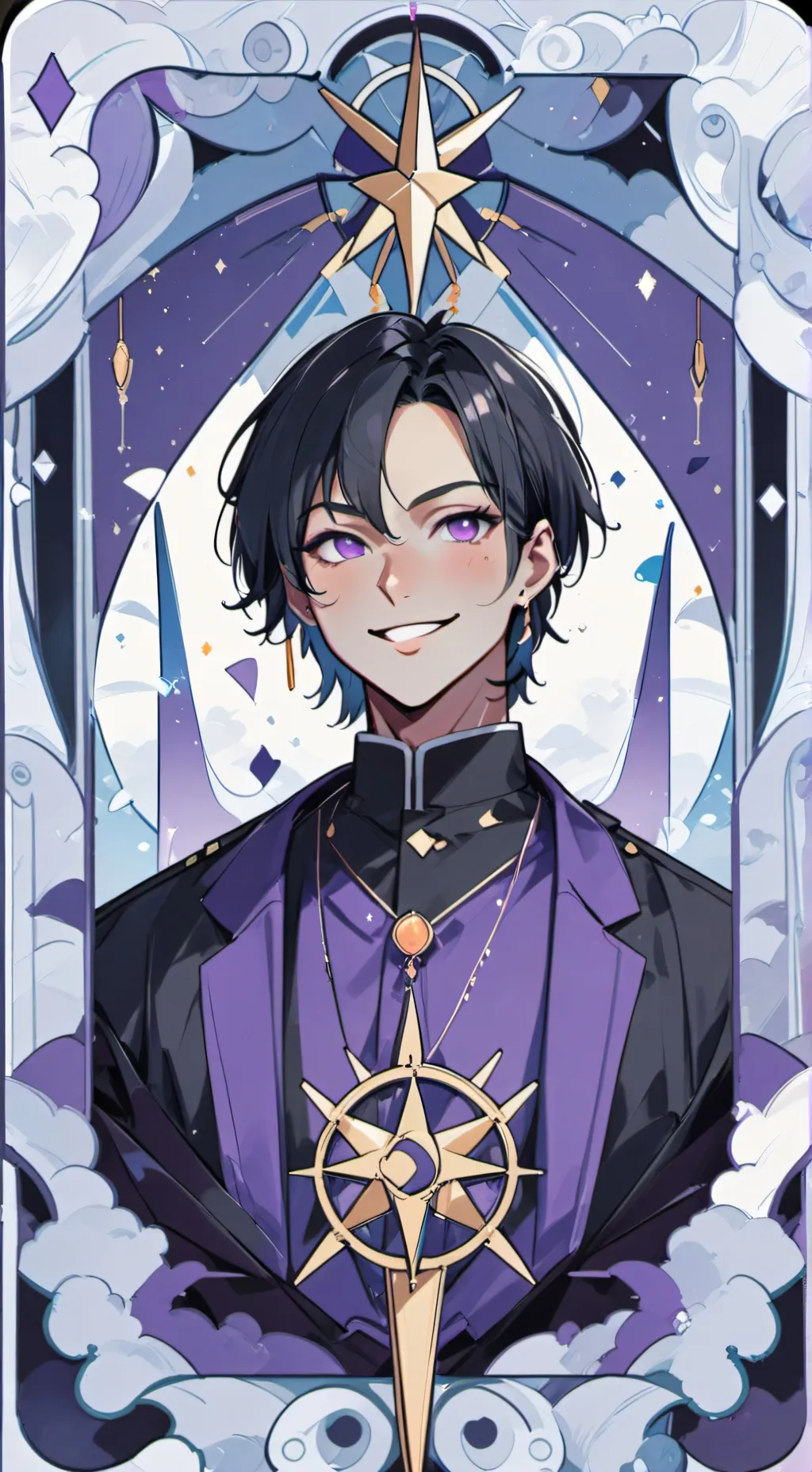 ai character: Aster background