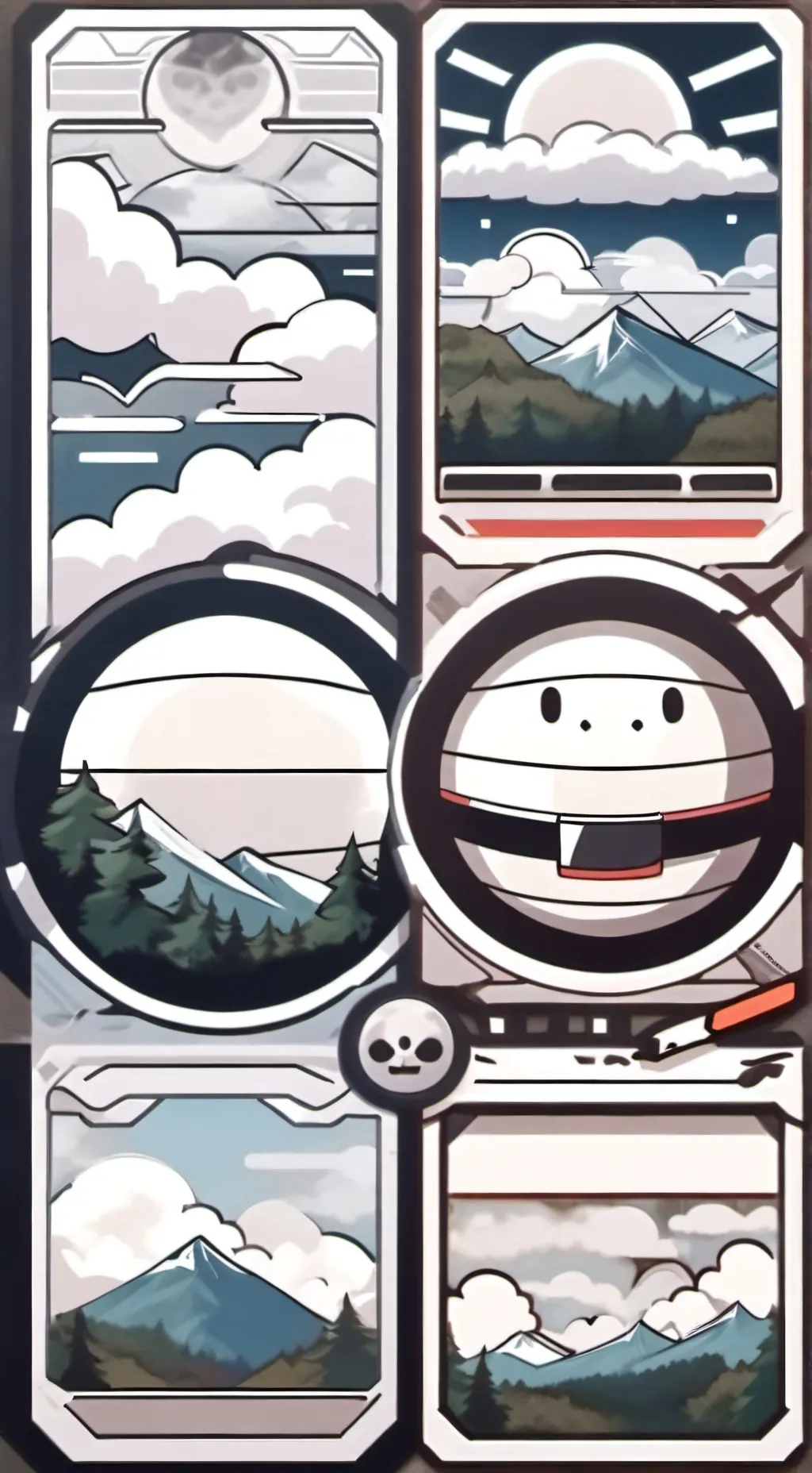 ai character: CB :) infection background