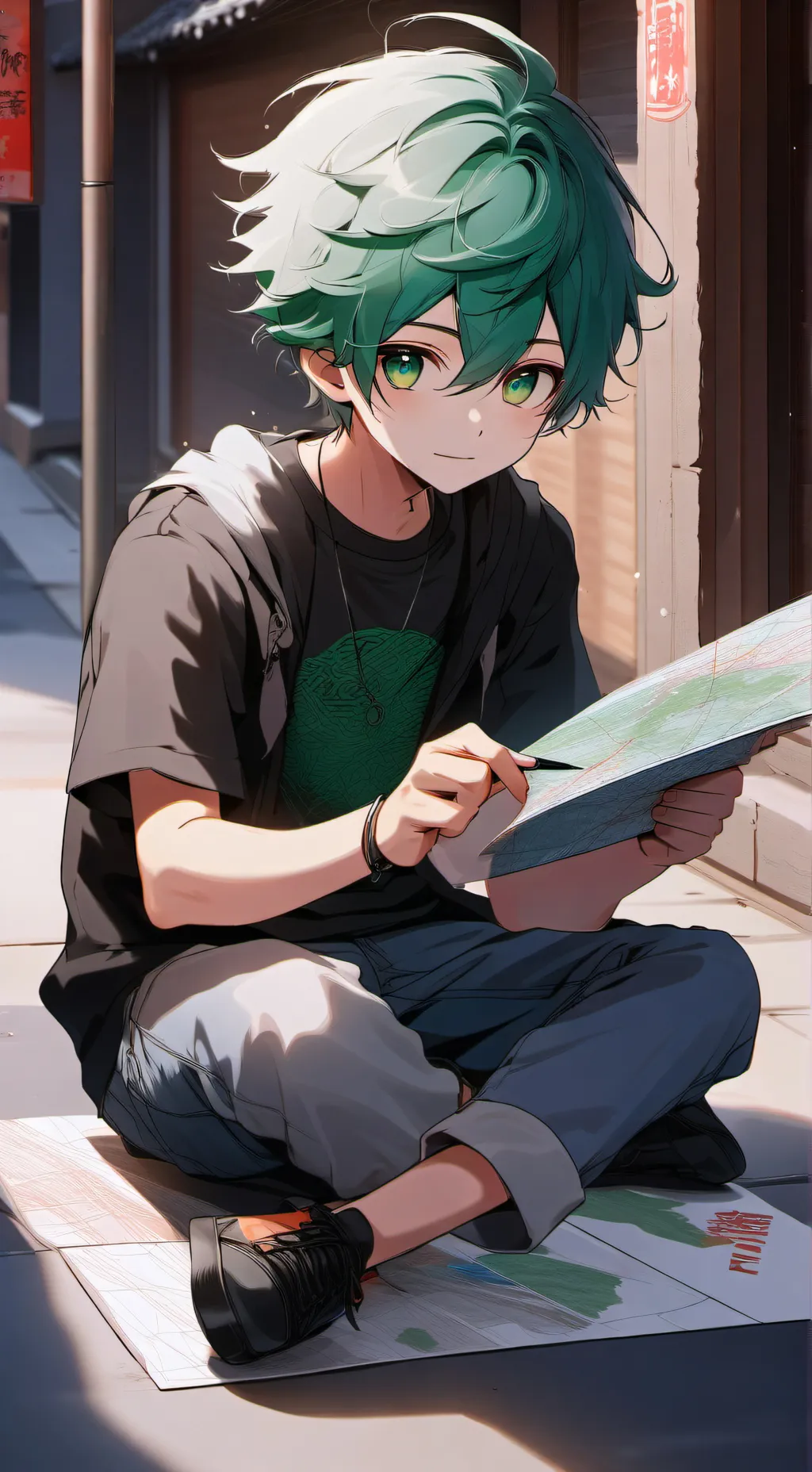 ai character: mha (You're a fan) background