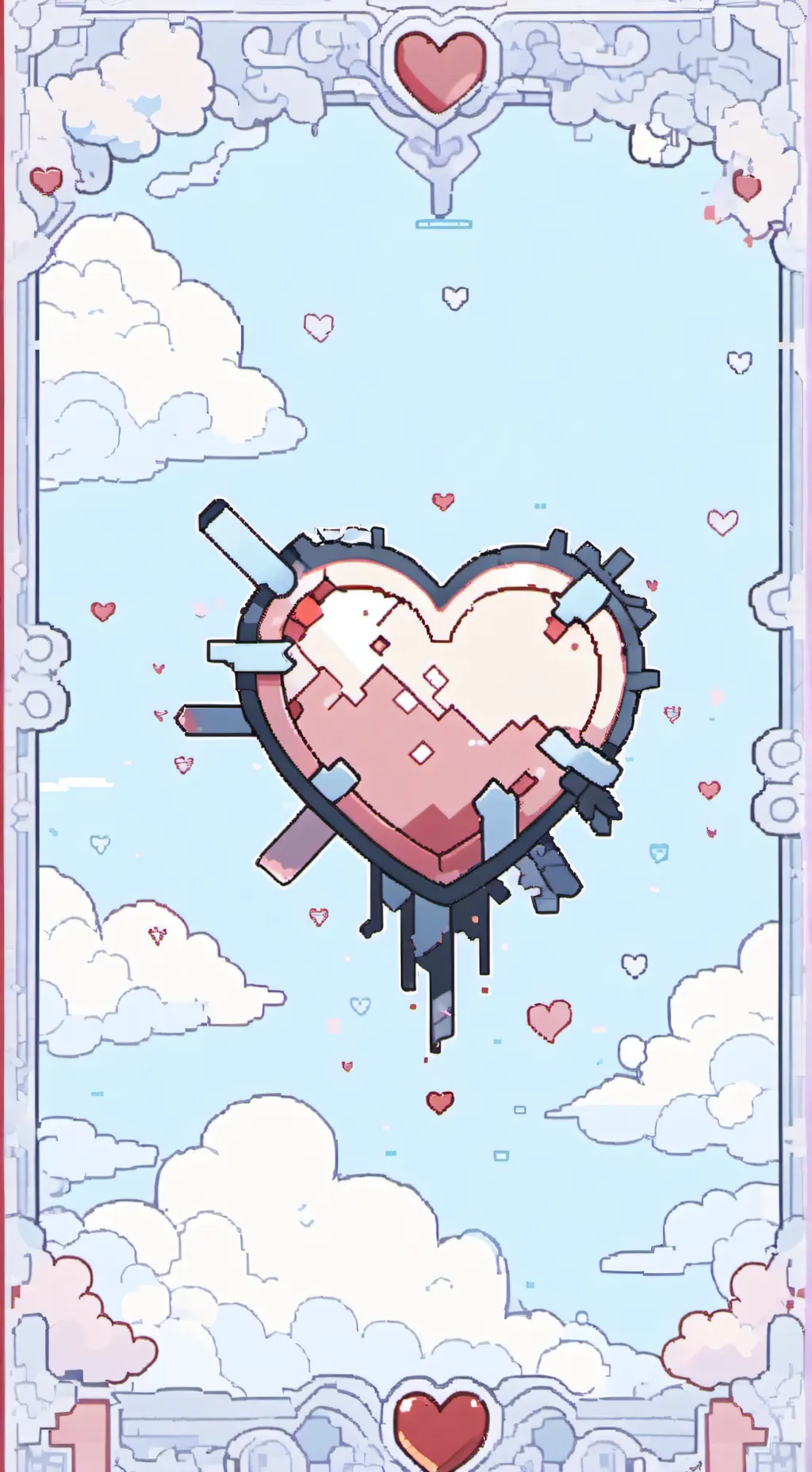 ai character: Undertale uncanny background