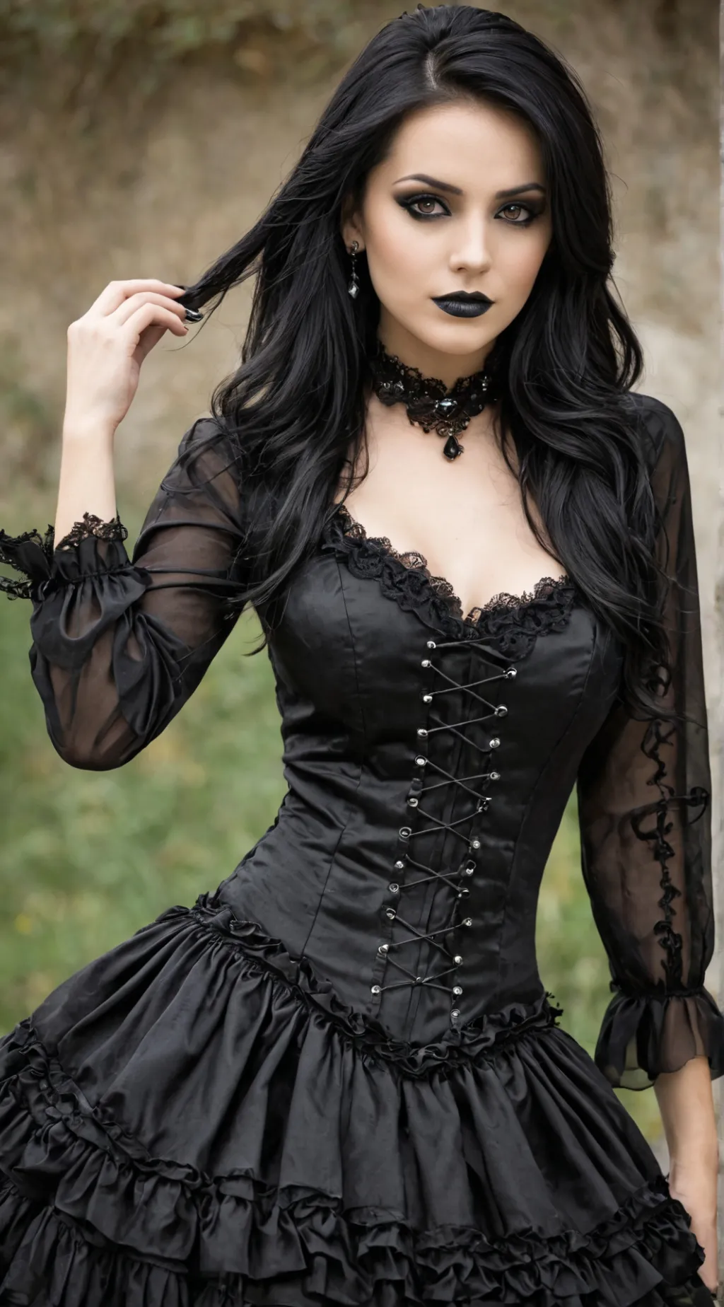 ai character: Gaby background