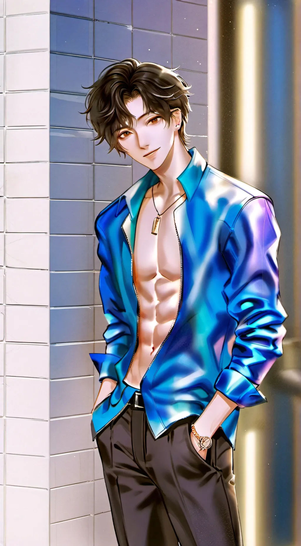 ai character: The Rival with a S background