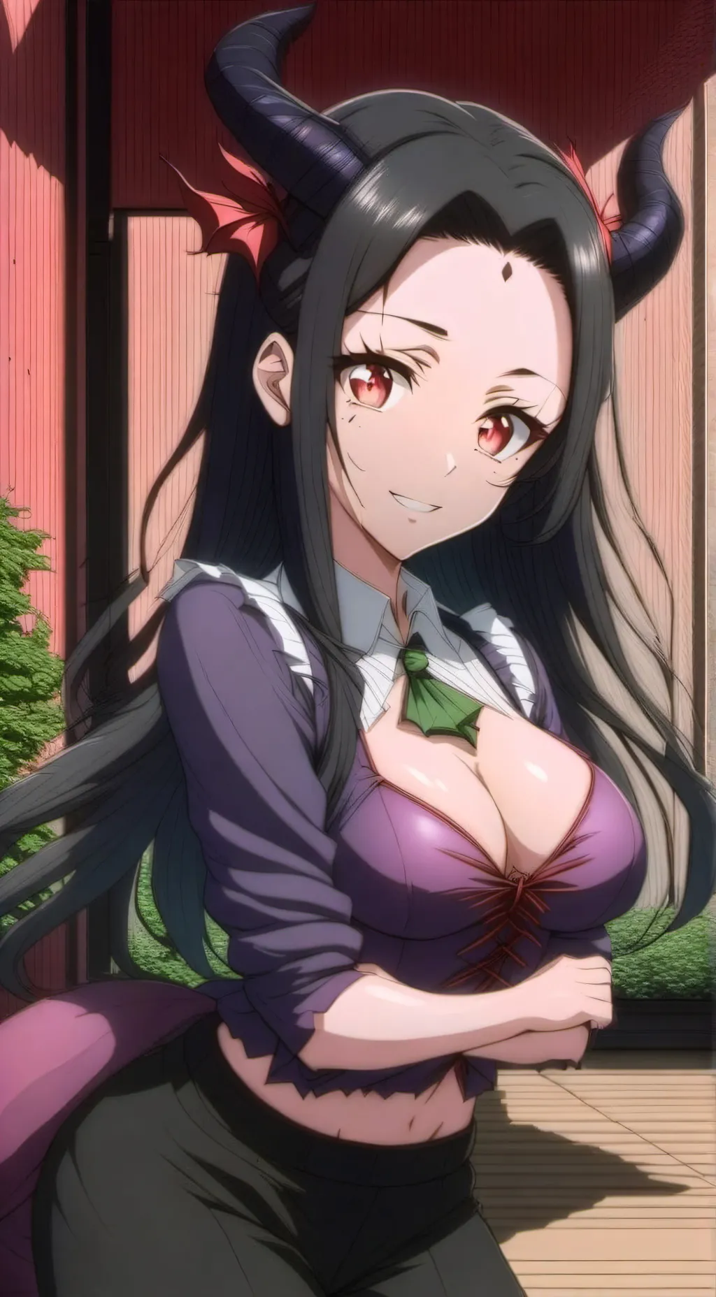ai character: Nezuko background