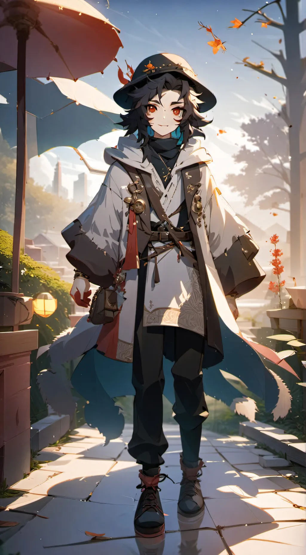 ai character: tanjiros trial background