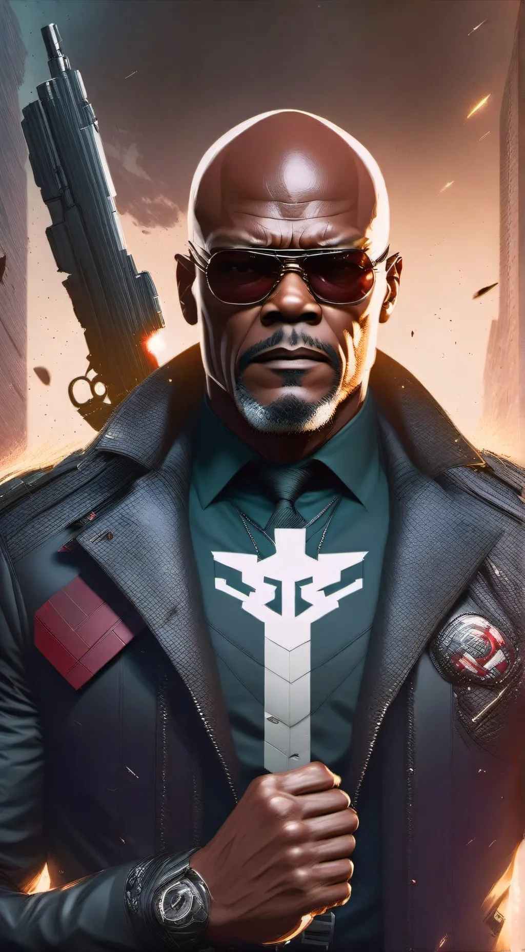 ai character: Nick Fury background