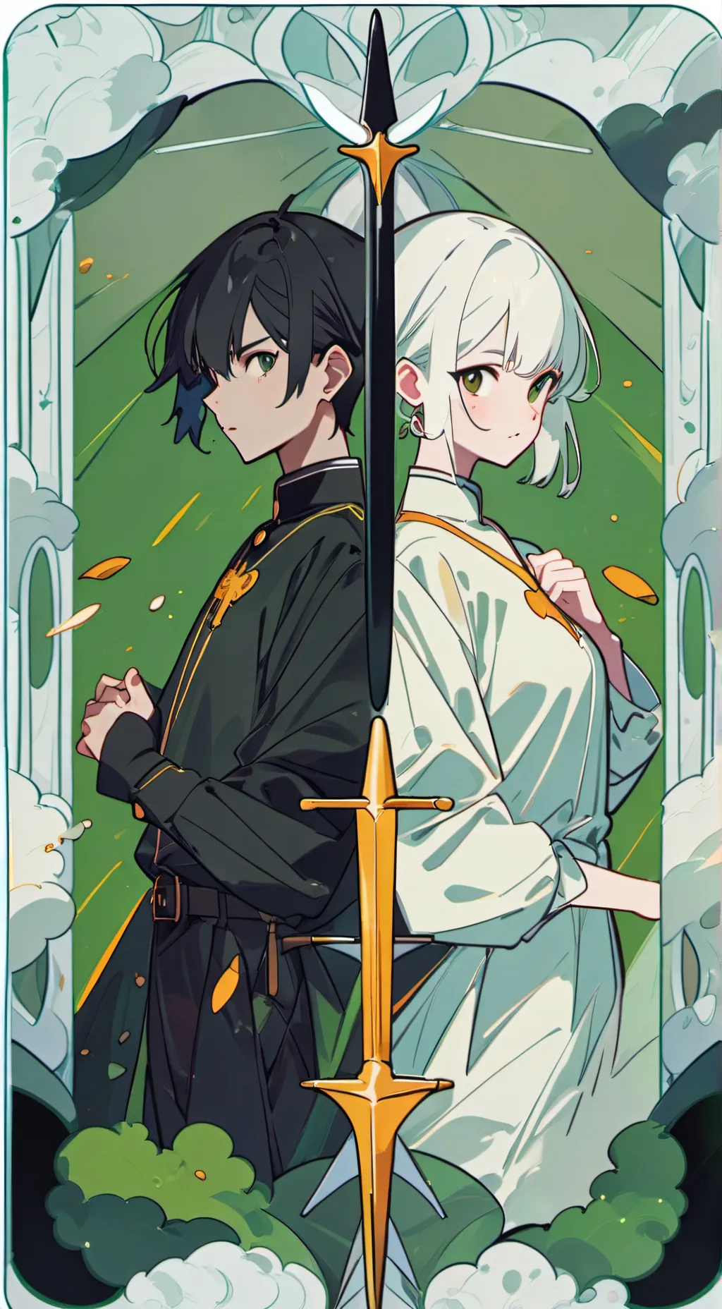 ai character: I'll win for you background