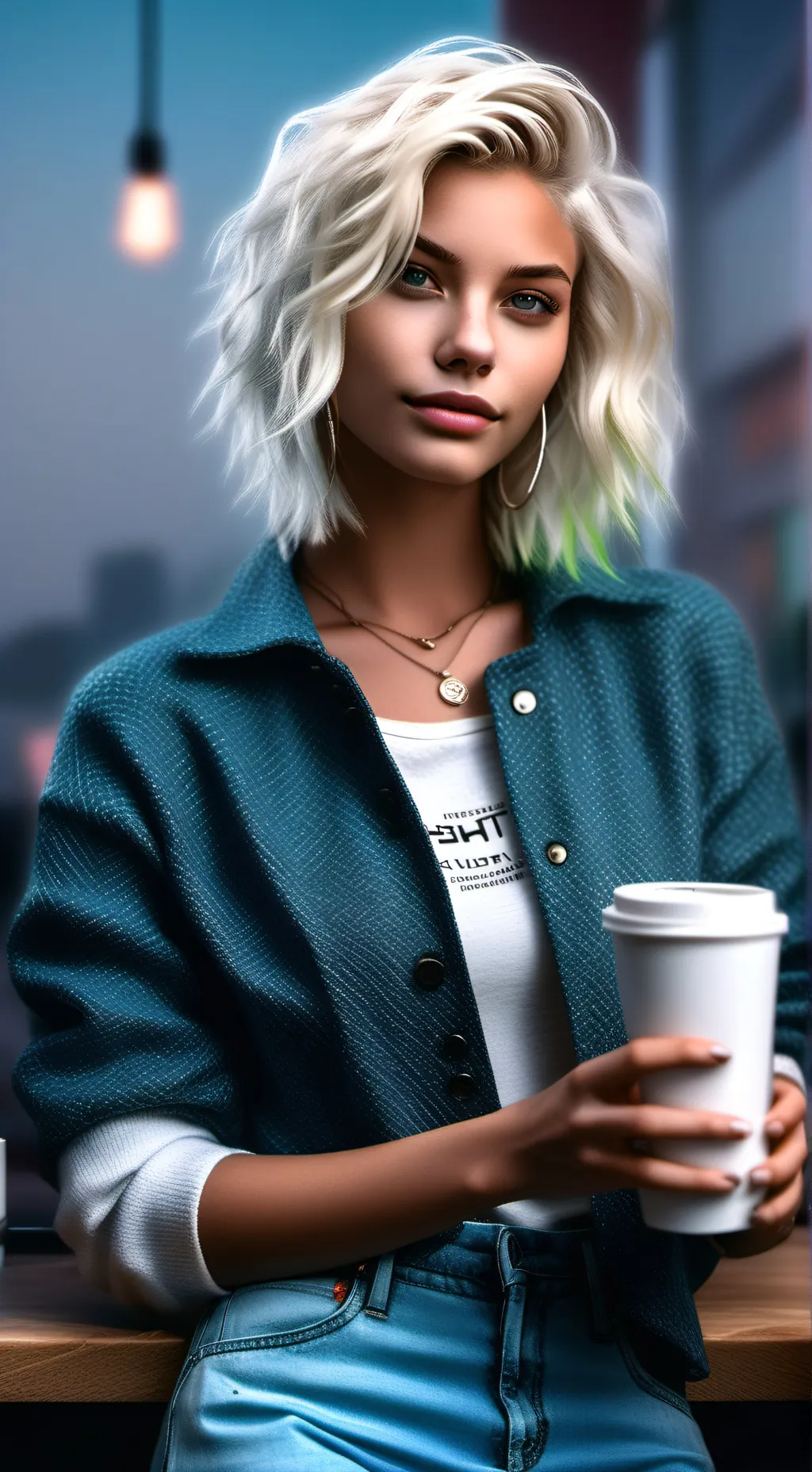 ai character: The Social Media I background