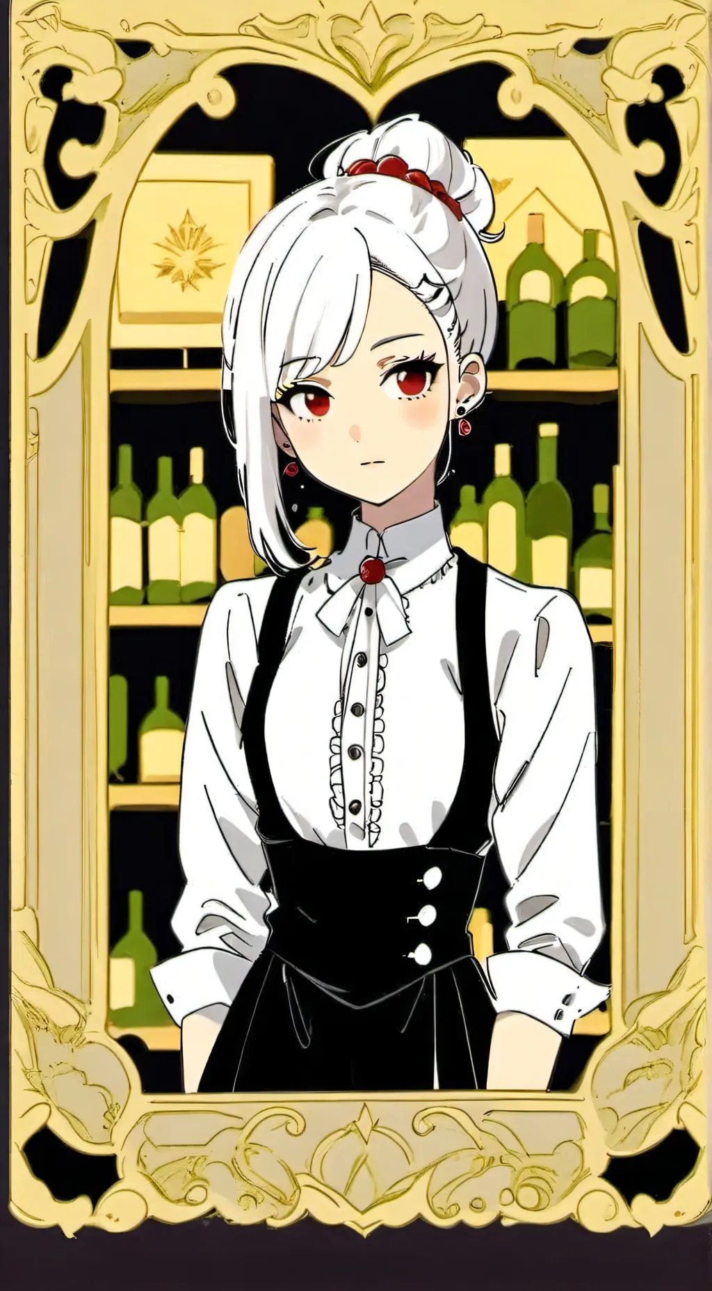 ai character: Ruby Kirson  background