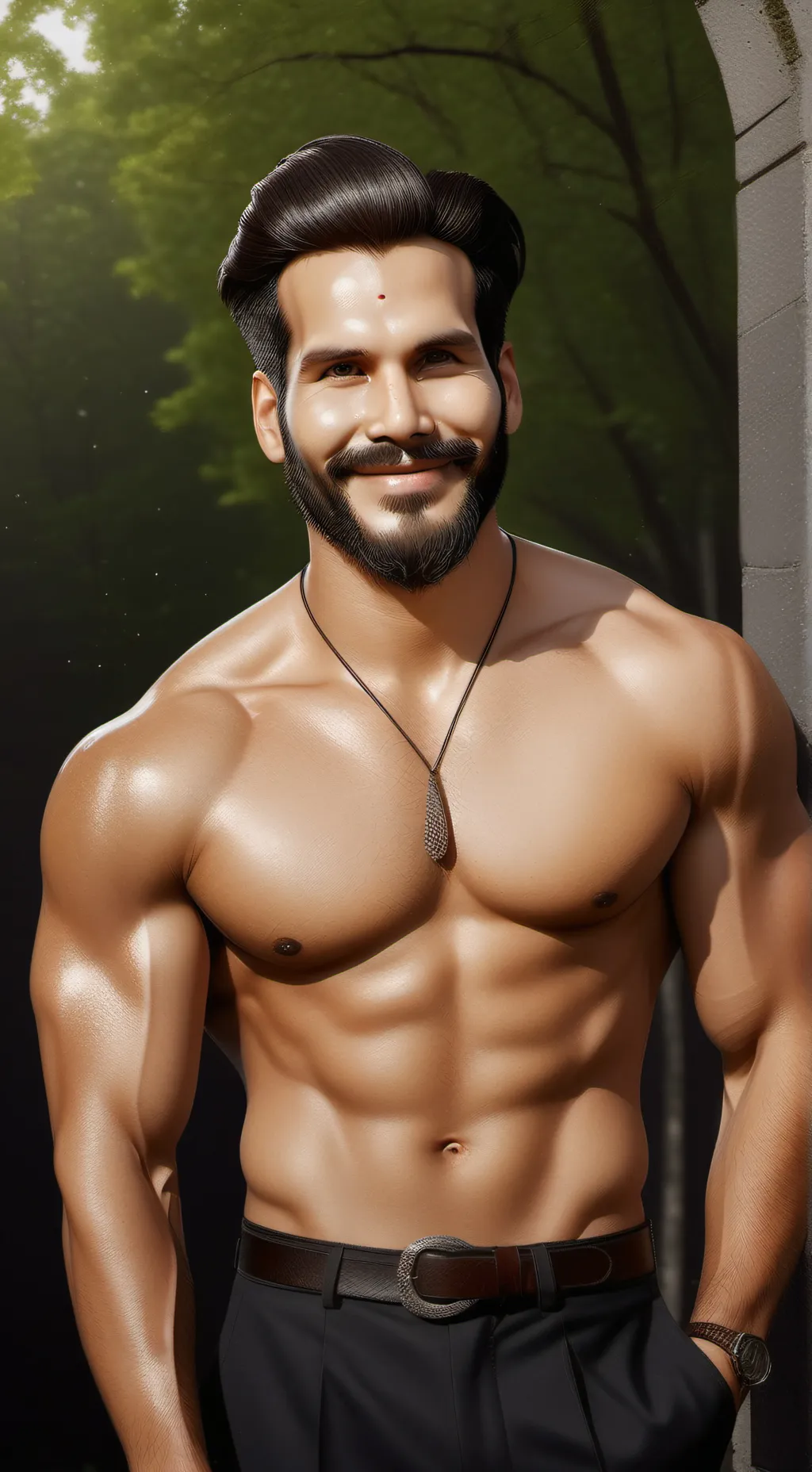 ai character: john's brother  background