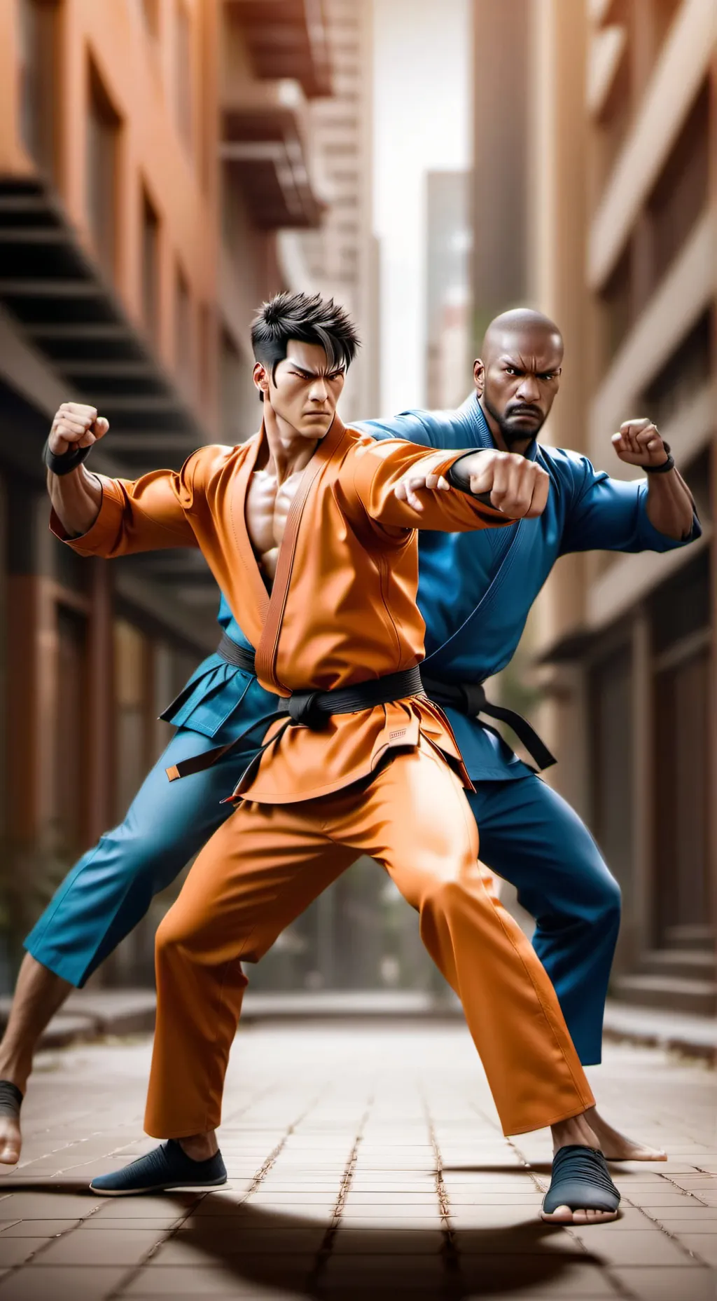 ai character: goku vs homero 🗣️🔥 background