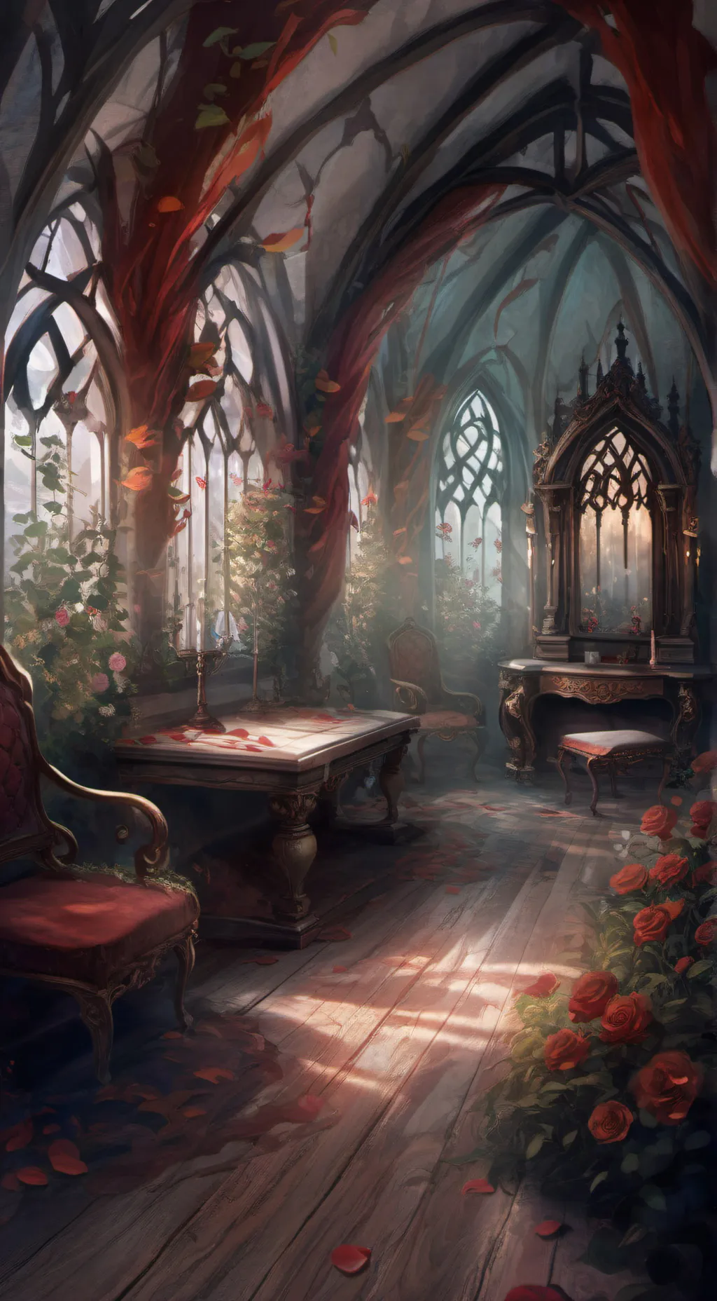 ai character: The backroom background