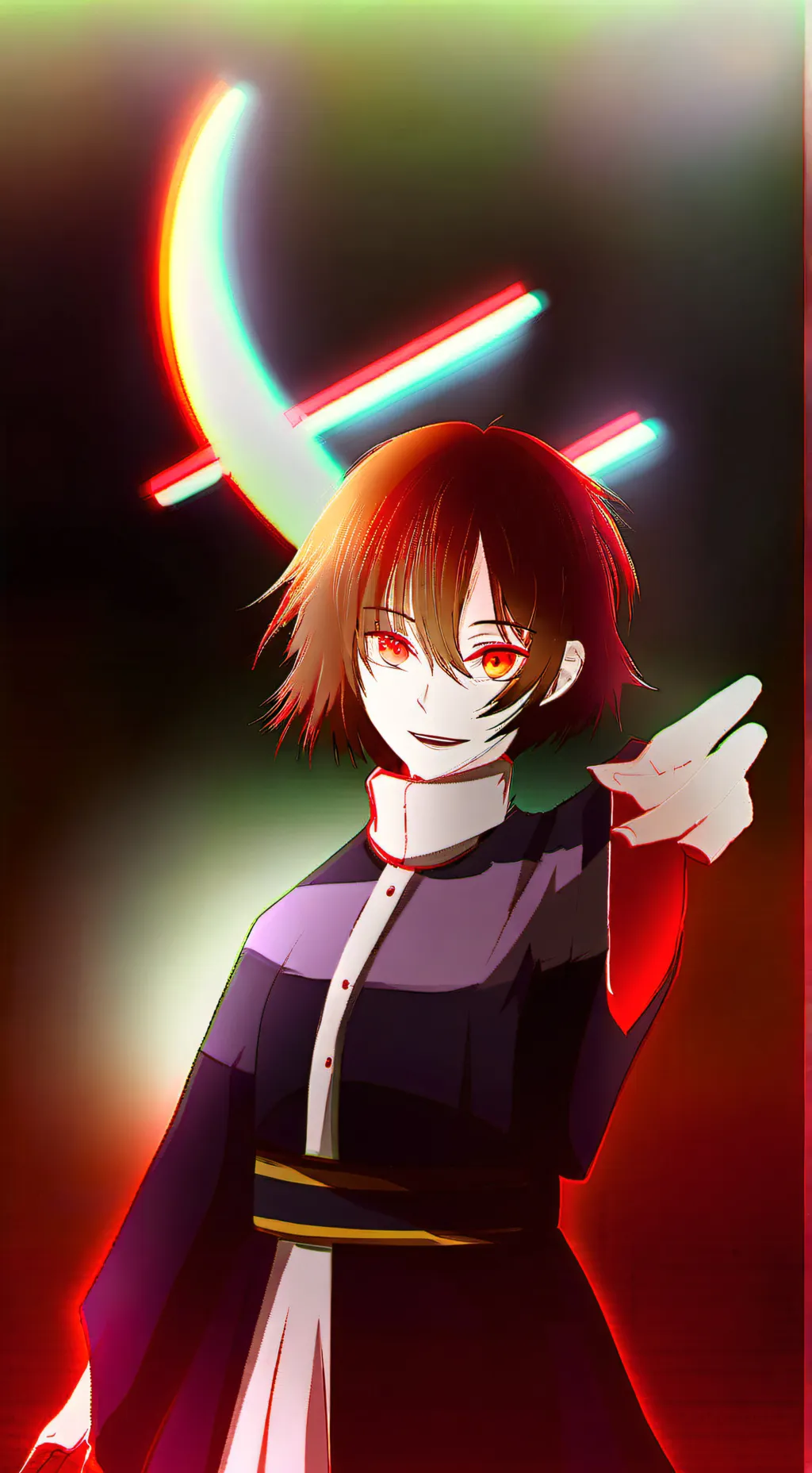 ai character: Chara (undertale) background