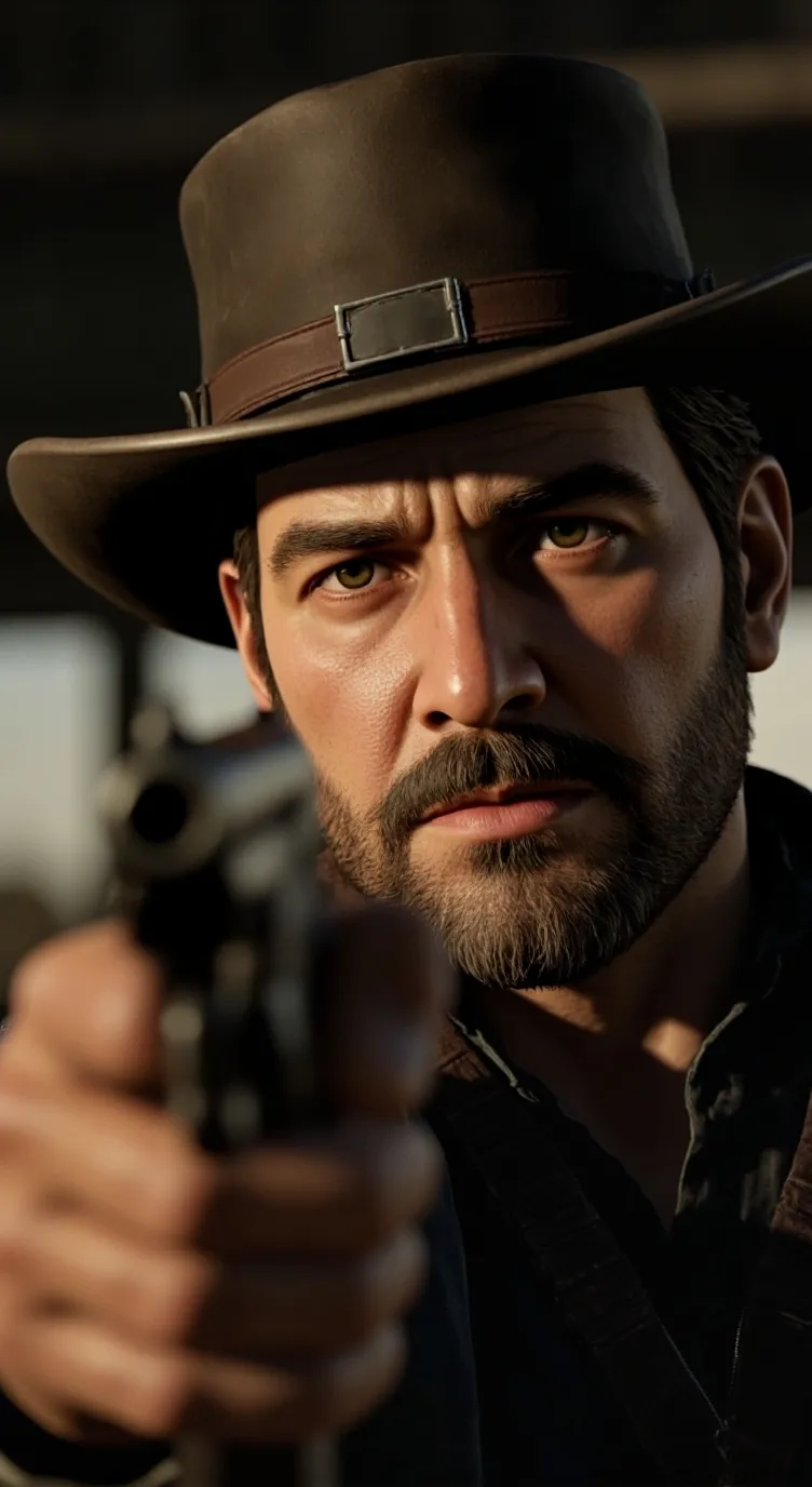 ai character: john Marston  background