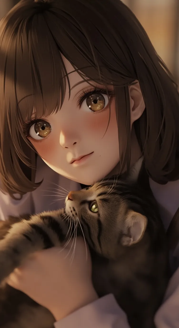 ai character: Lila 😺😺 background