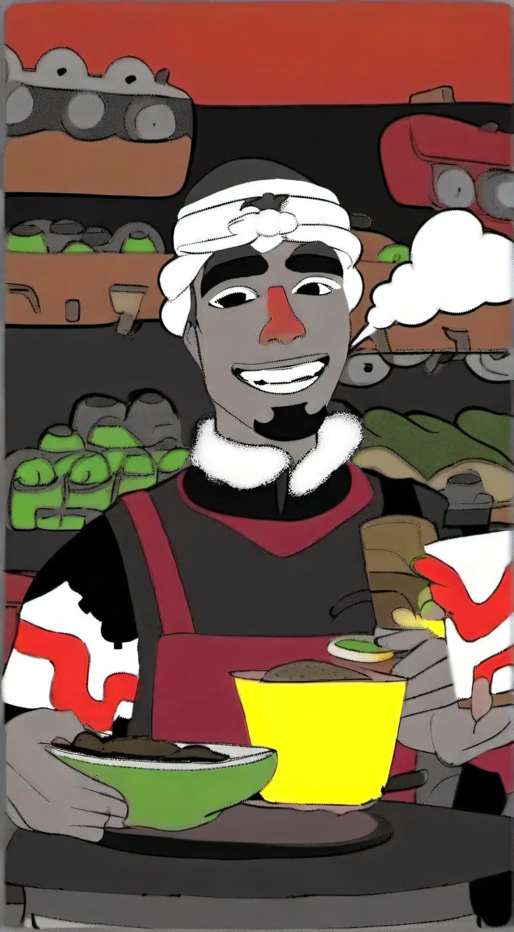 ai character: Dw background