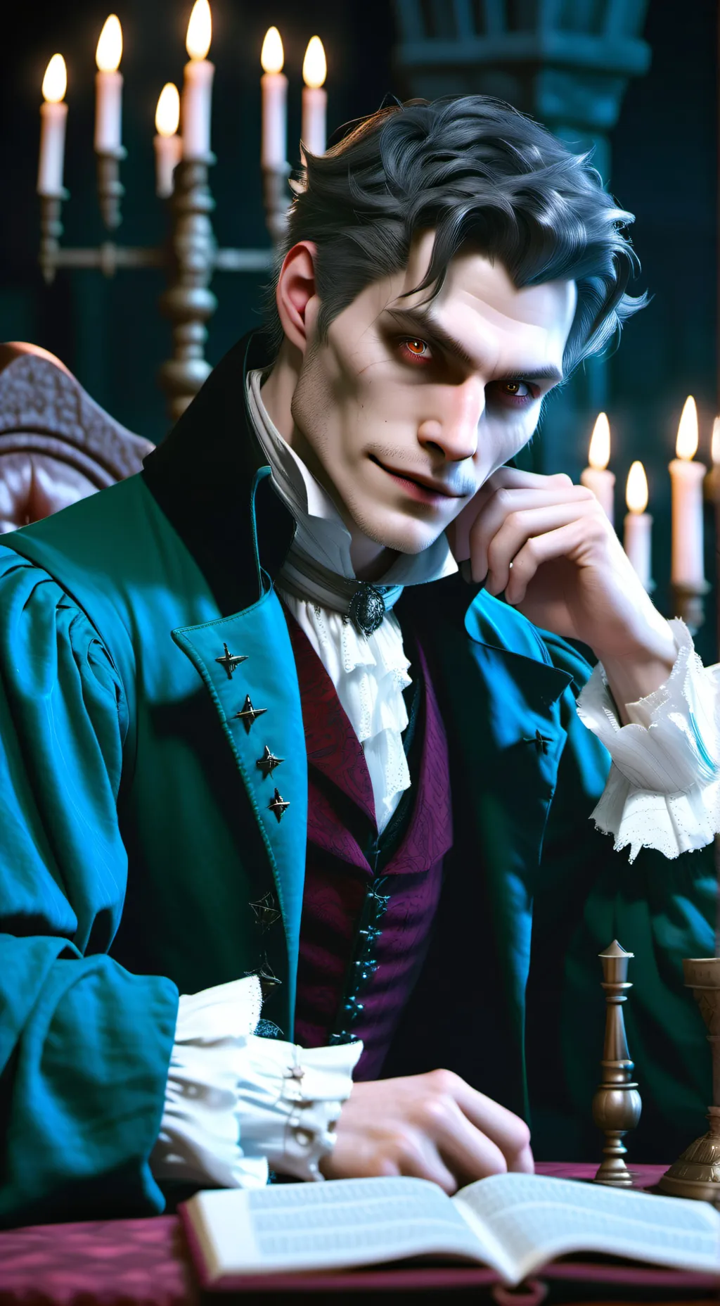 ai character: Max background