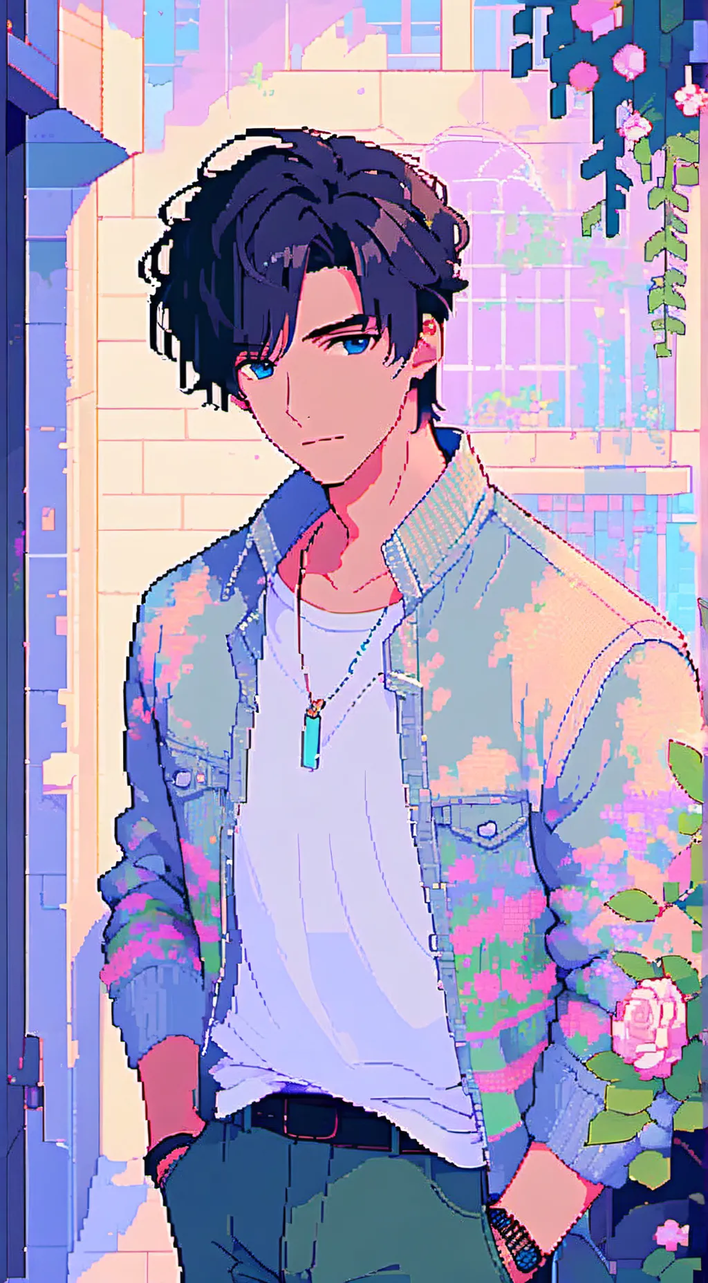 ai character: Damien background