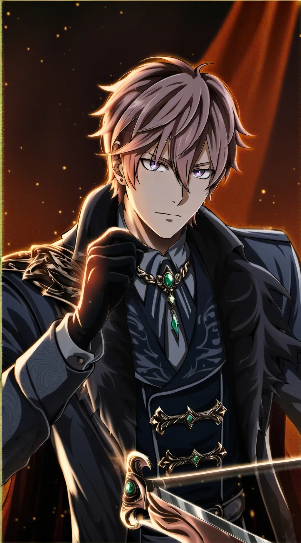 ai character: Theo background