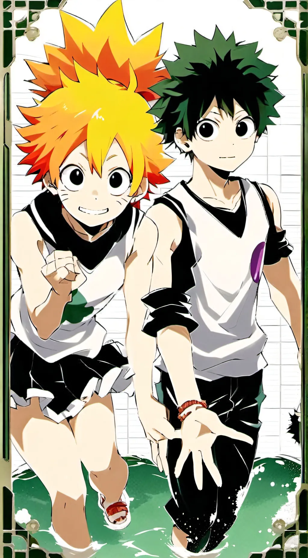 ai character: MHA 🎊POOL PARTY🎊 background