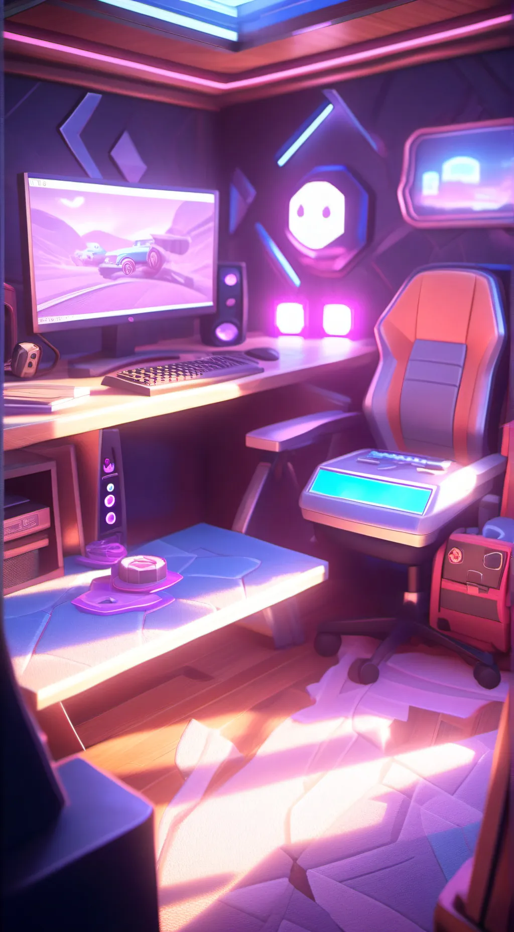 ai character: bye for a while  background