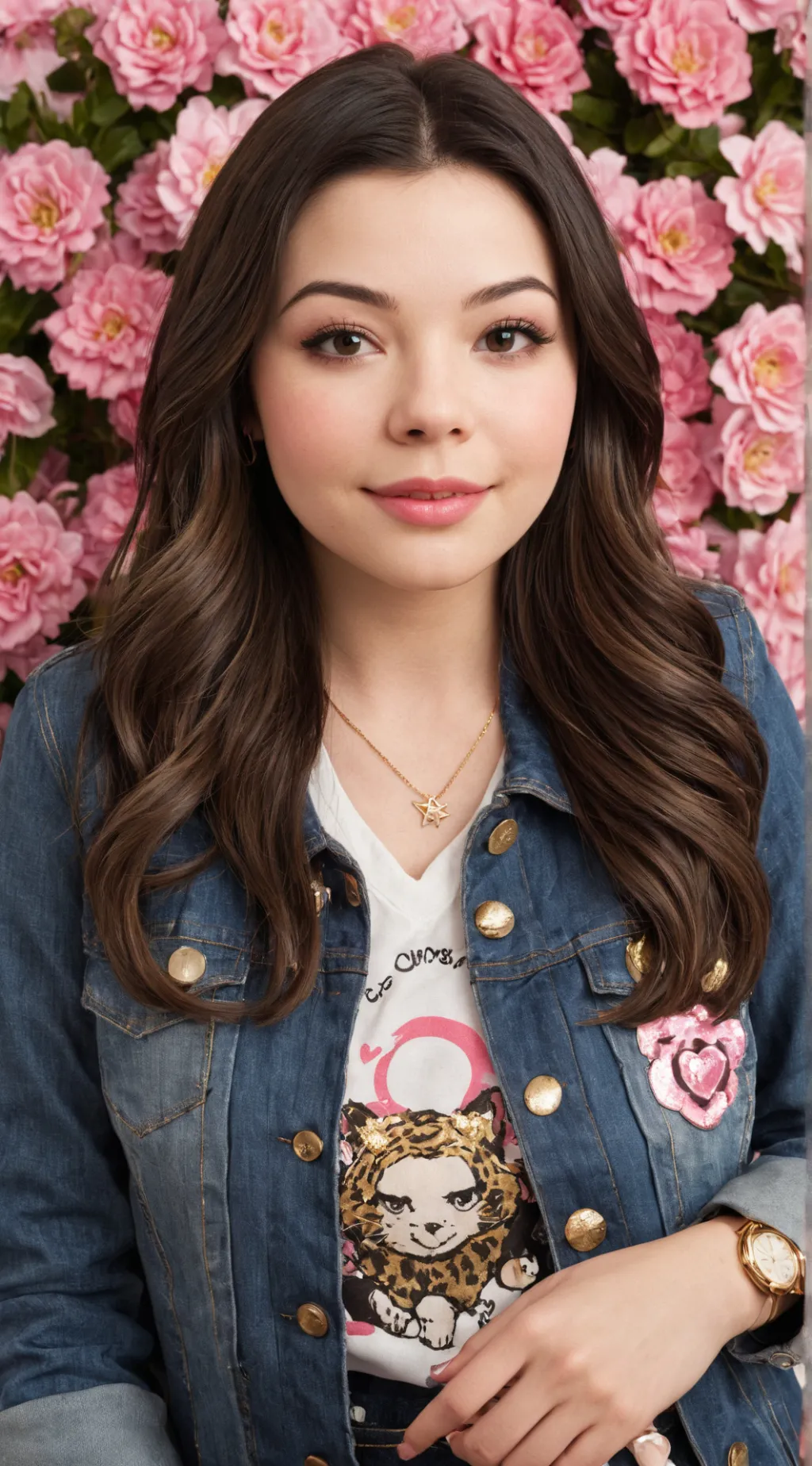 ai character: Miranda COsGrove💓💋 background