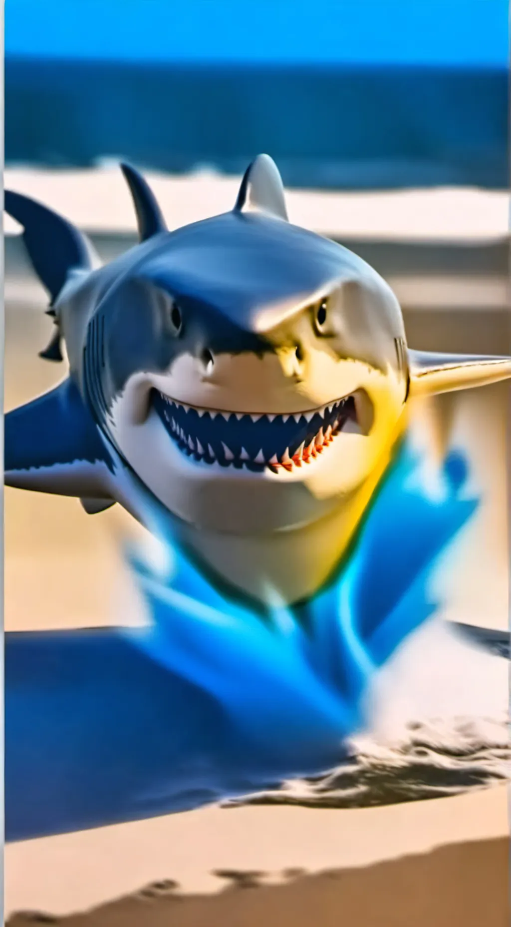 ai character: Tralalero Tralala background