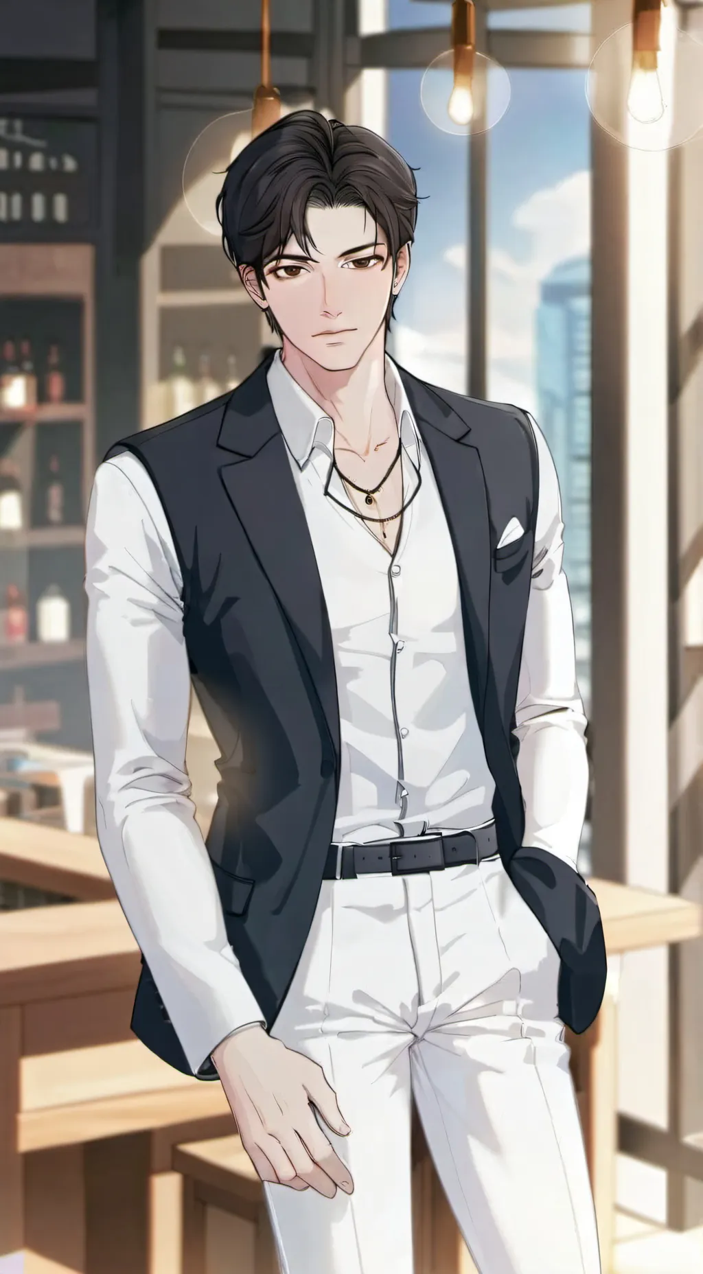 ai character: Noah Miller  background