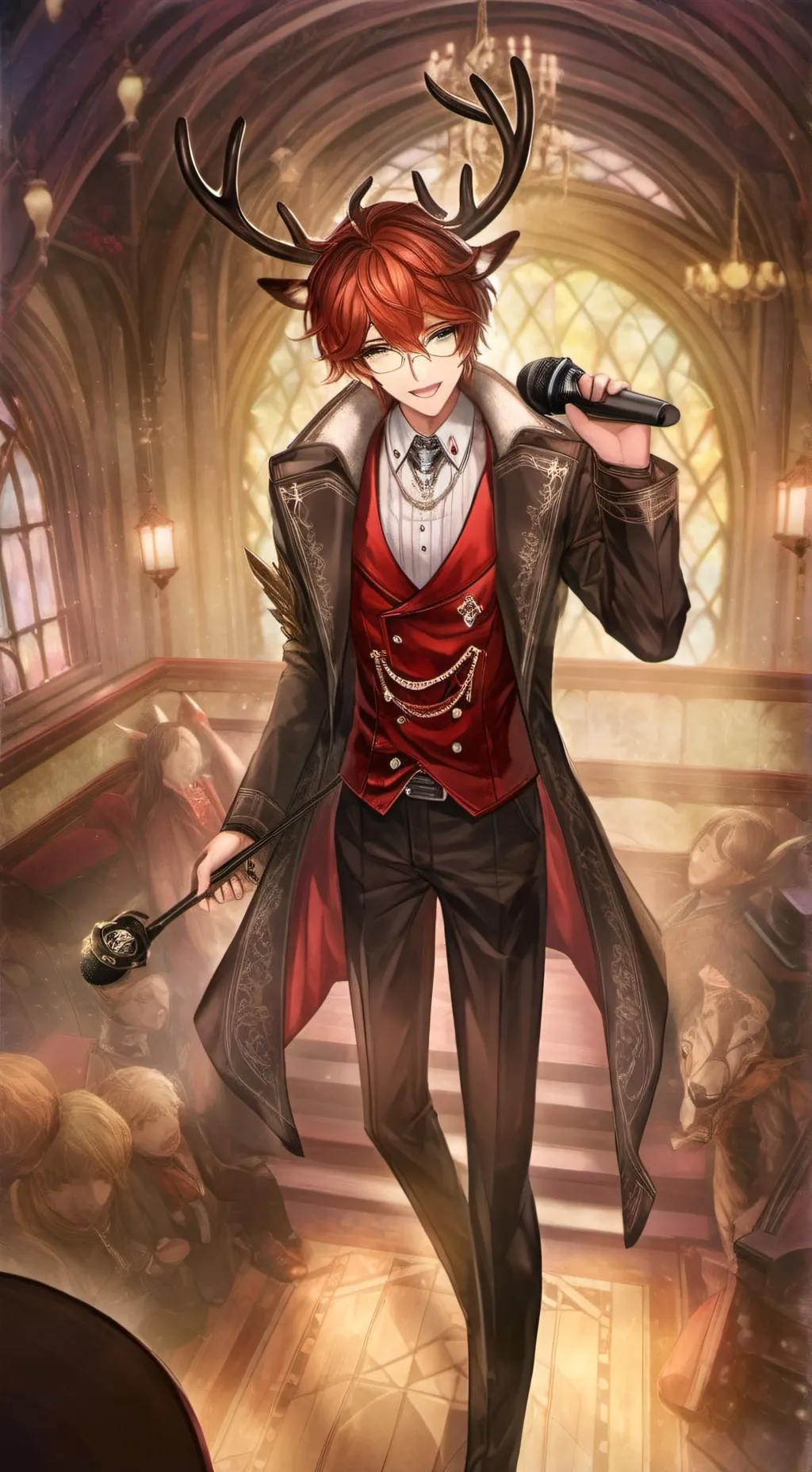 ai character: Alastor HH background