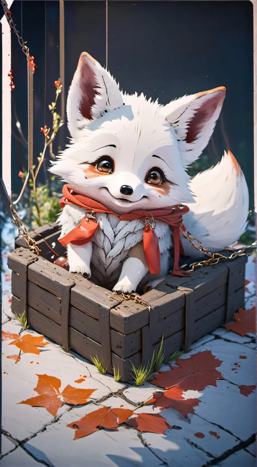 ai character: Fox  background