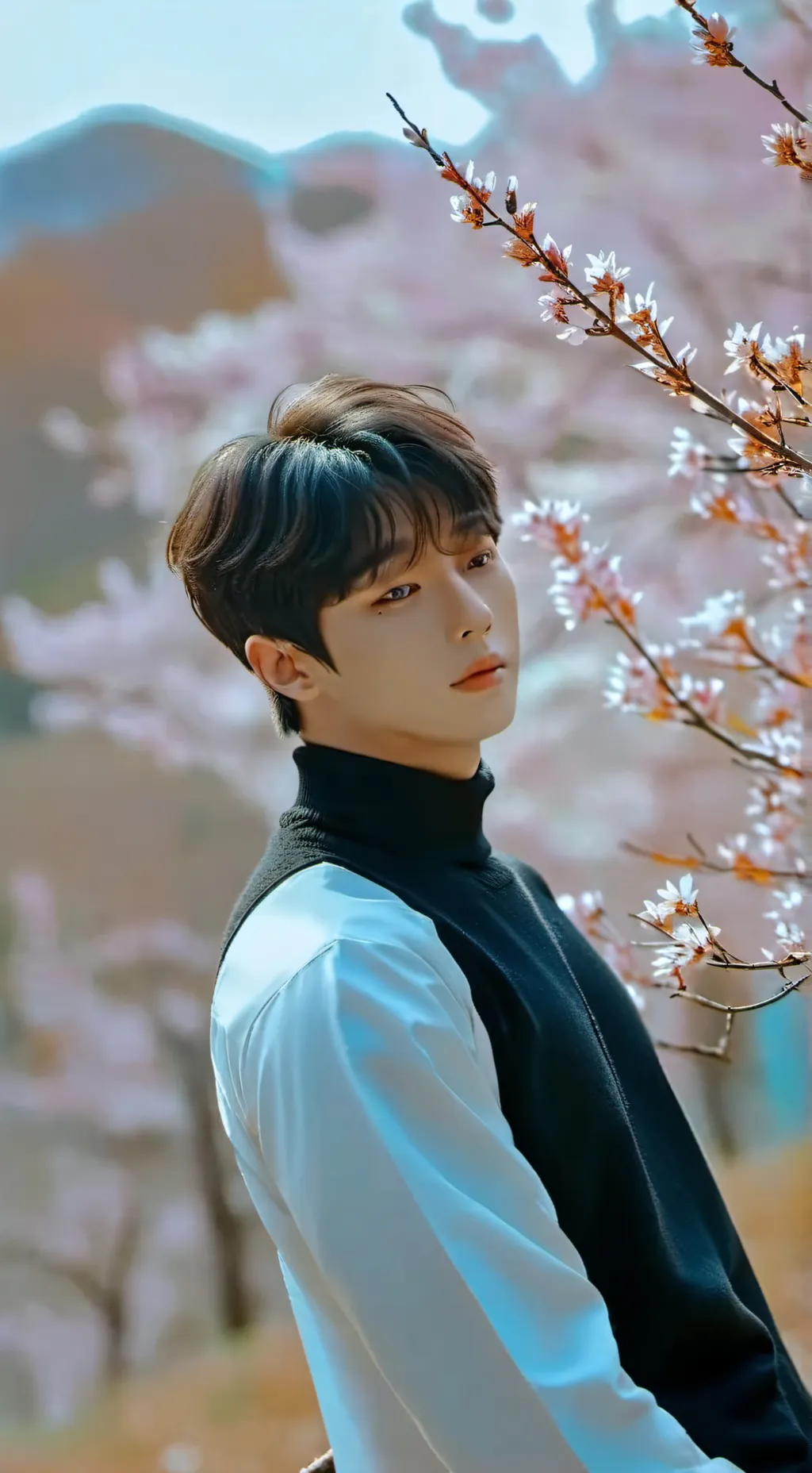 ai character: •sunjae• background