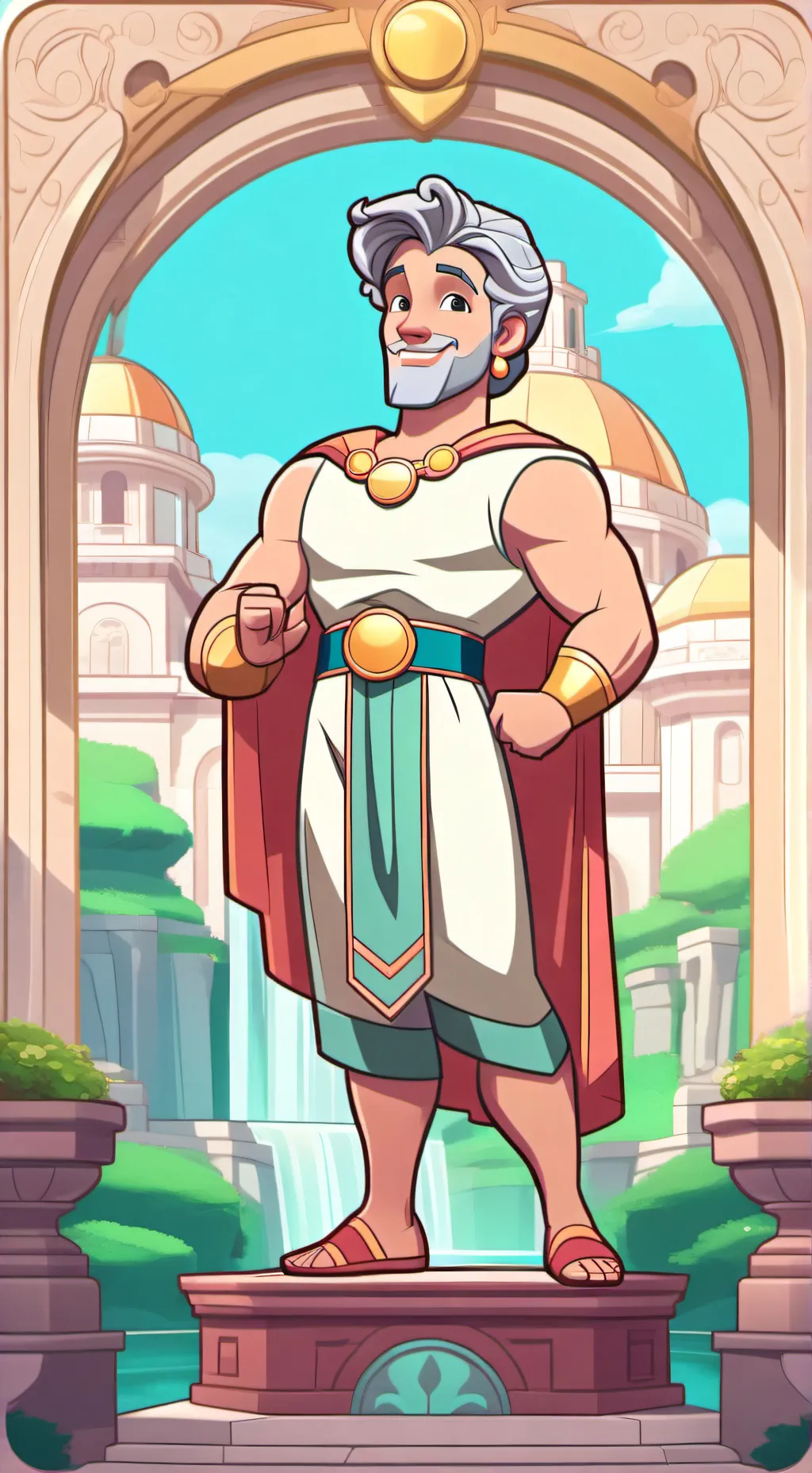 ai character: apollo background