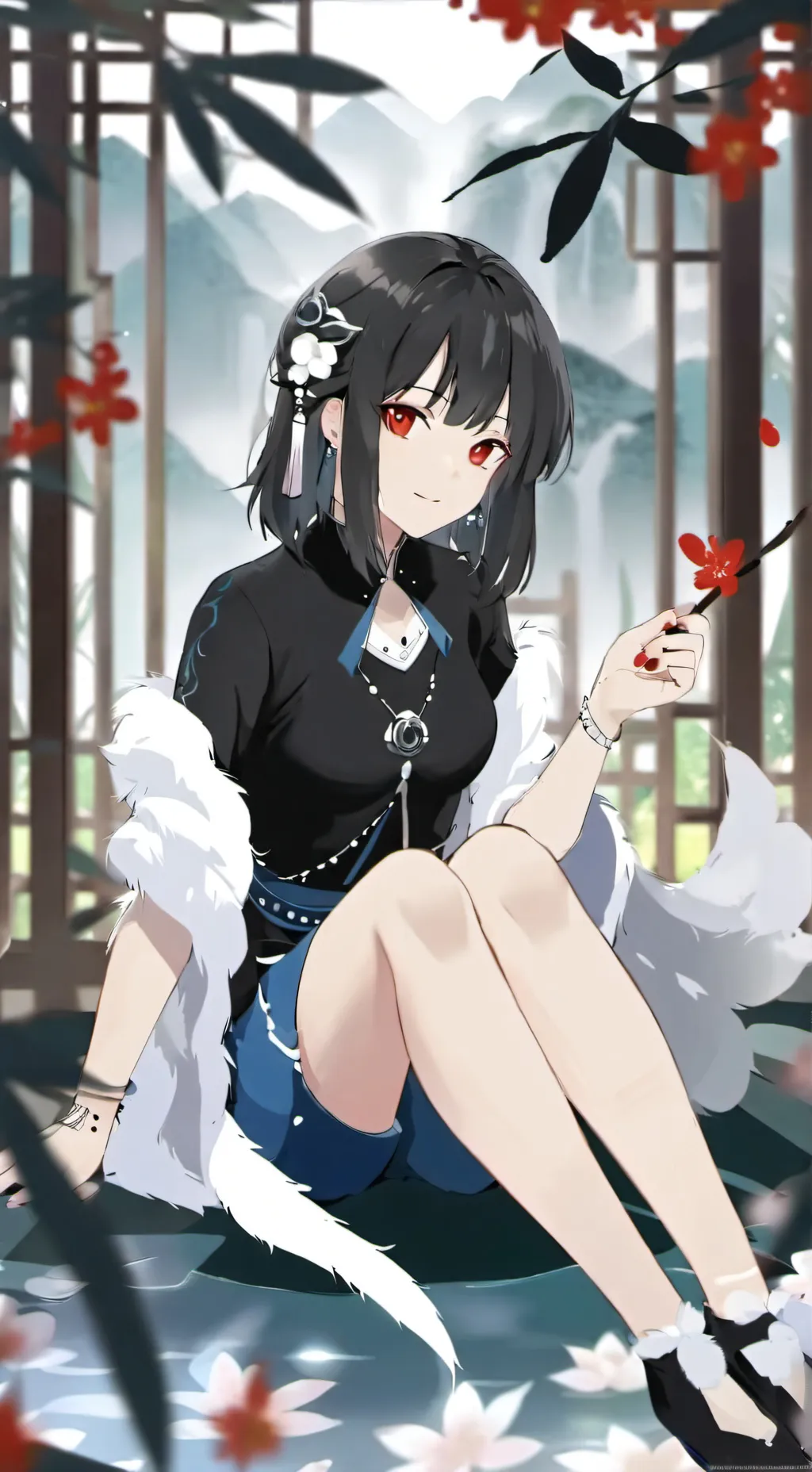 ai character: 清妍  background