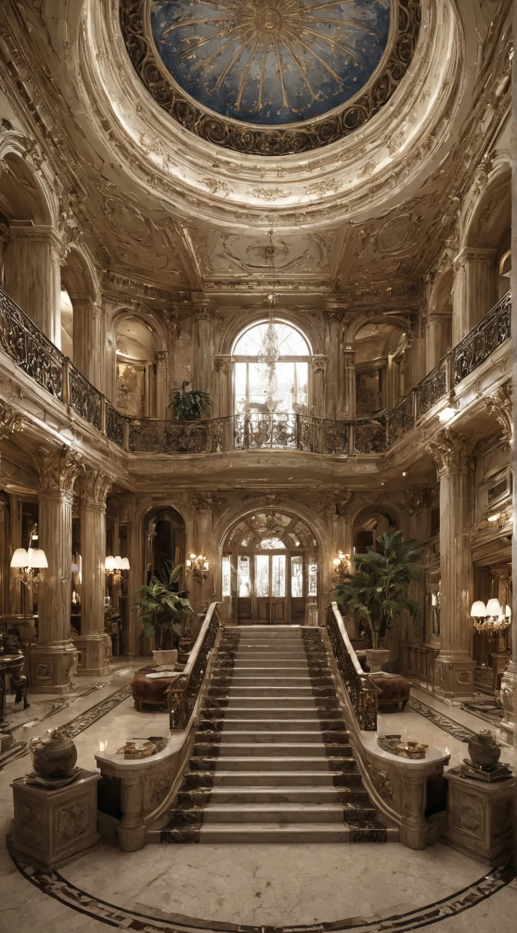 ai character: Luxurious Family background