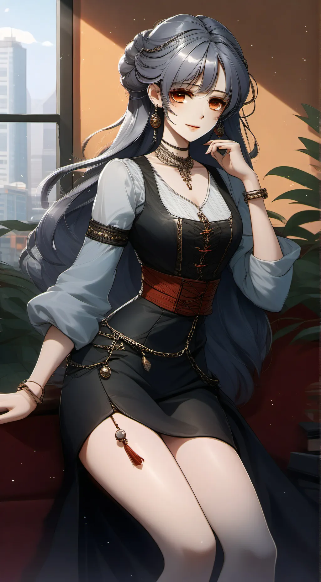 ai character: Мономи background