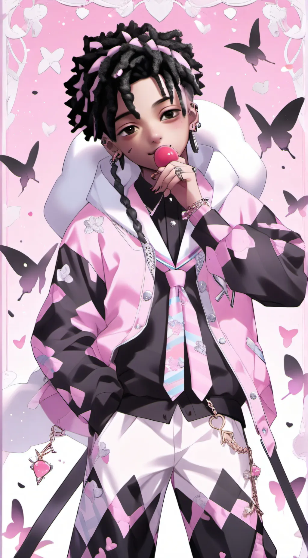 ai character: Focus background