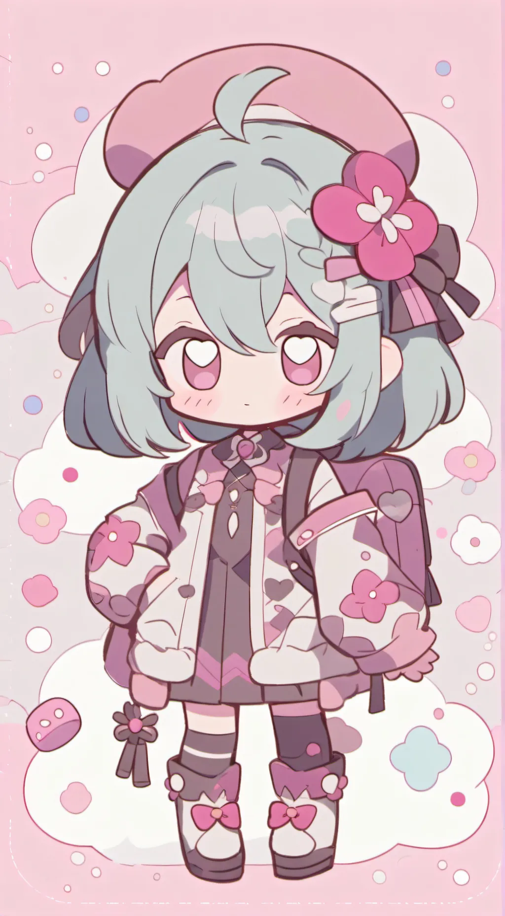 ai character: sussy baka....  background