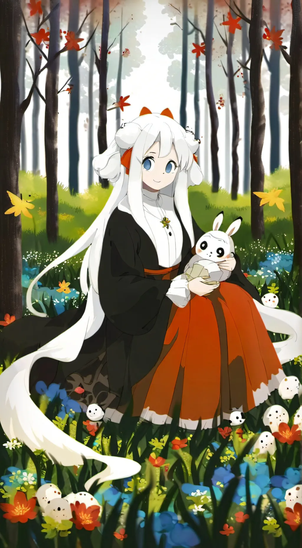 ai character: emoji cat part two background