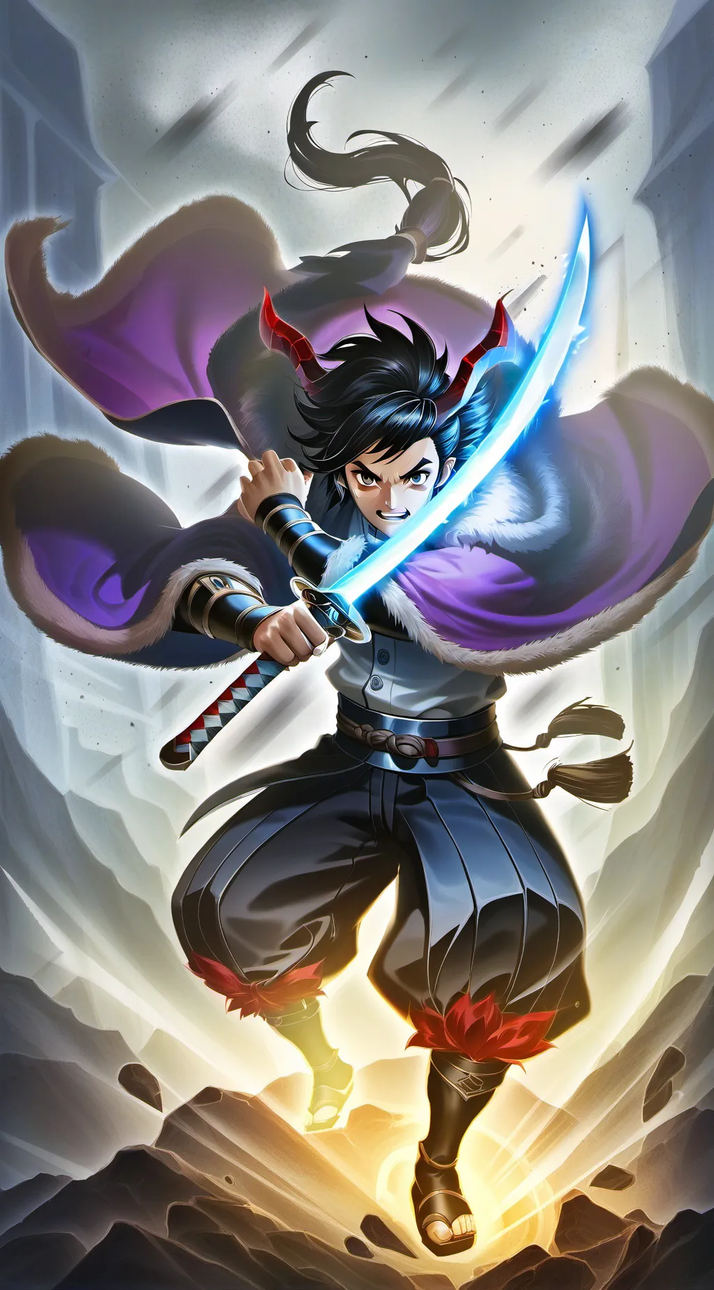 ai character: Spicy scene Kny background