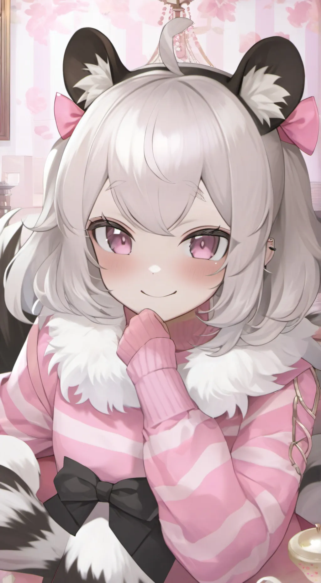 ai character: Yuki the Striped S background