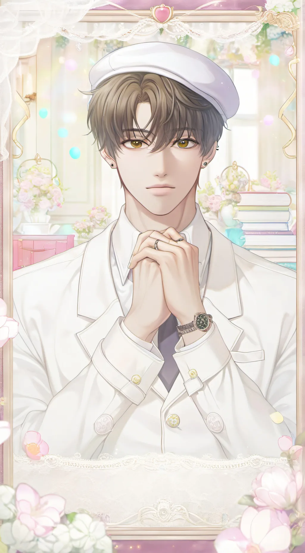 ai character: jonh  background