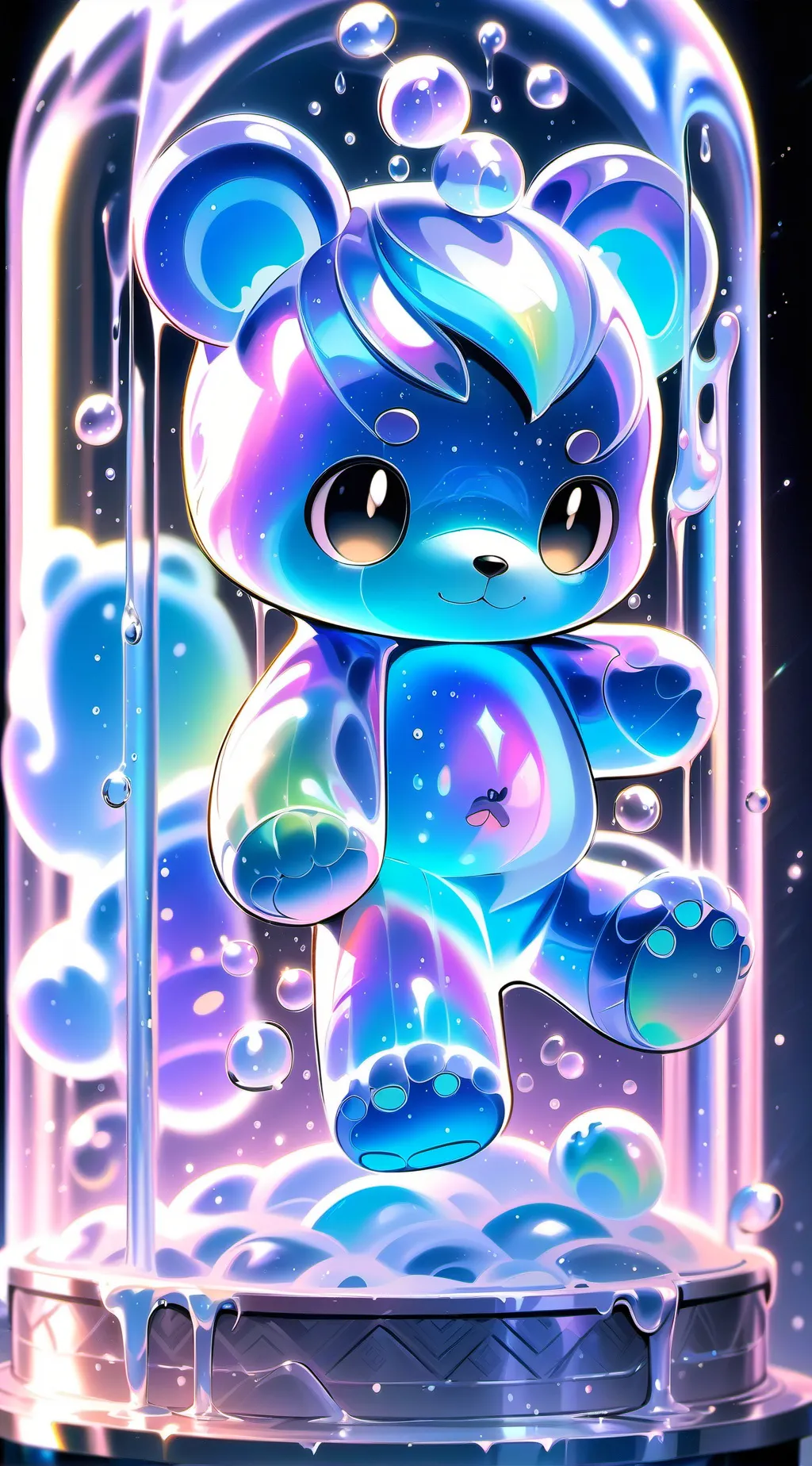 ai character: MHA peluche background