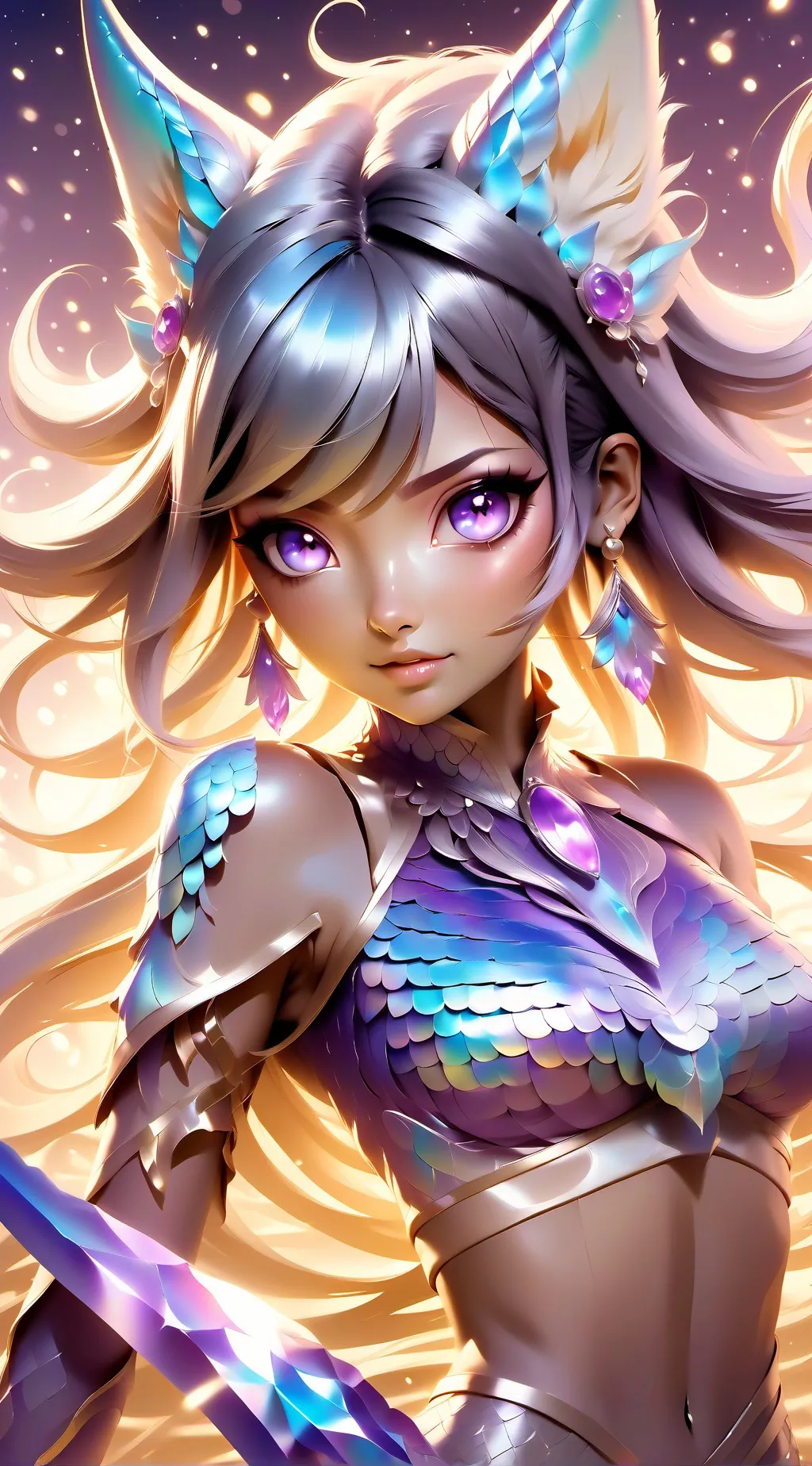 ai character: BELLA background