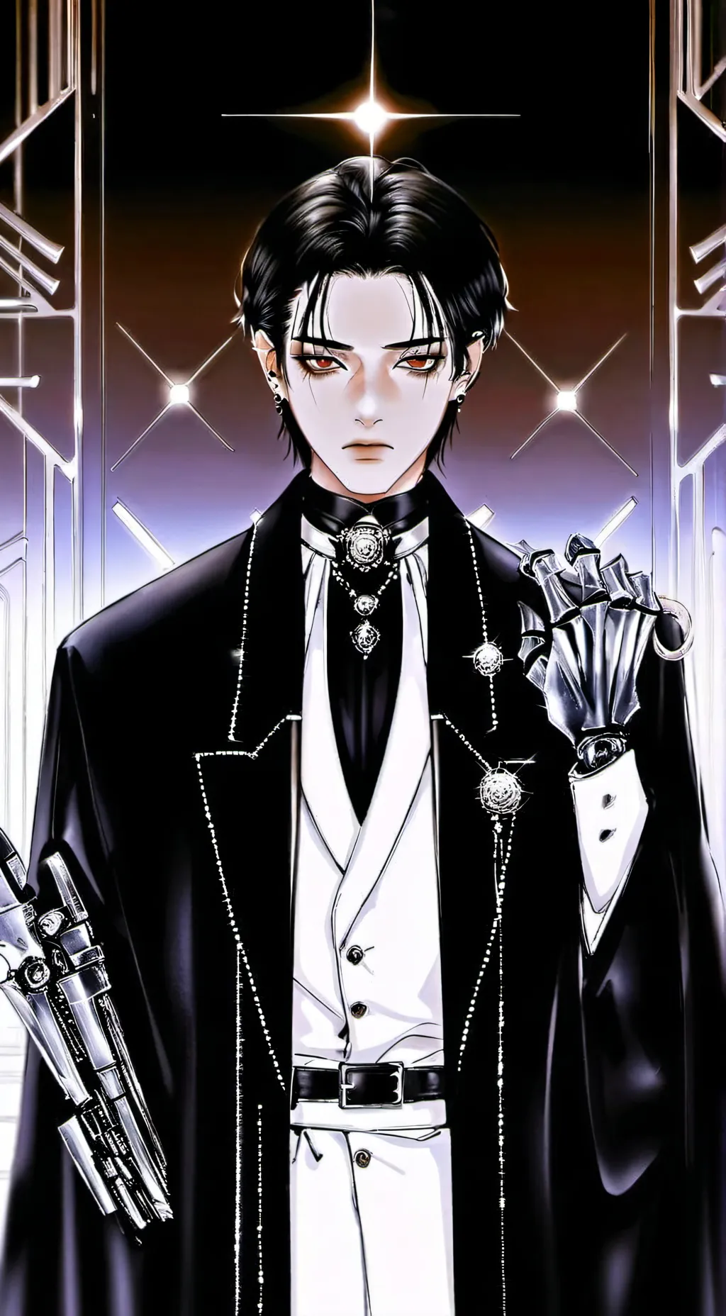 ai character: Choso kamo  background