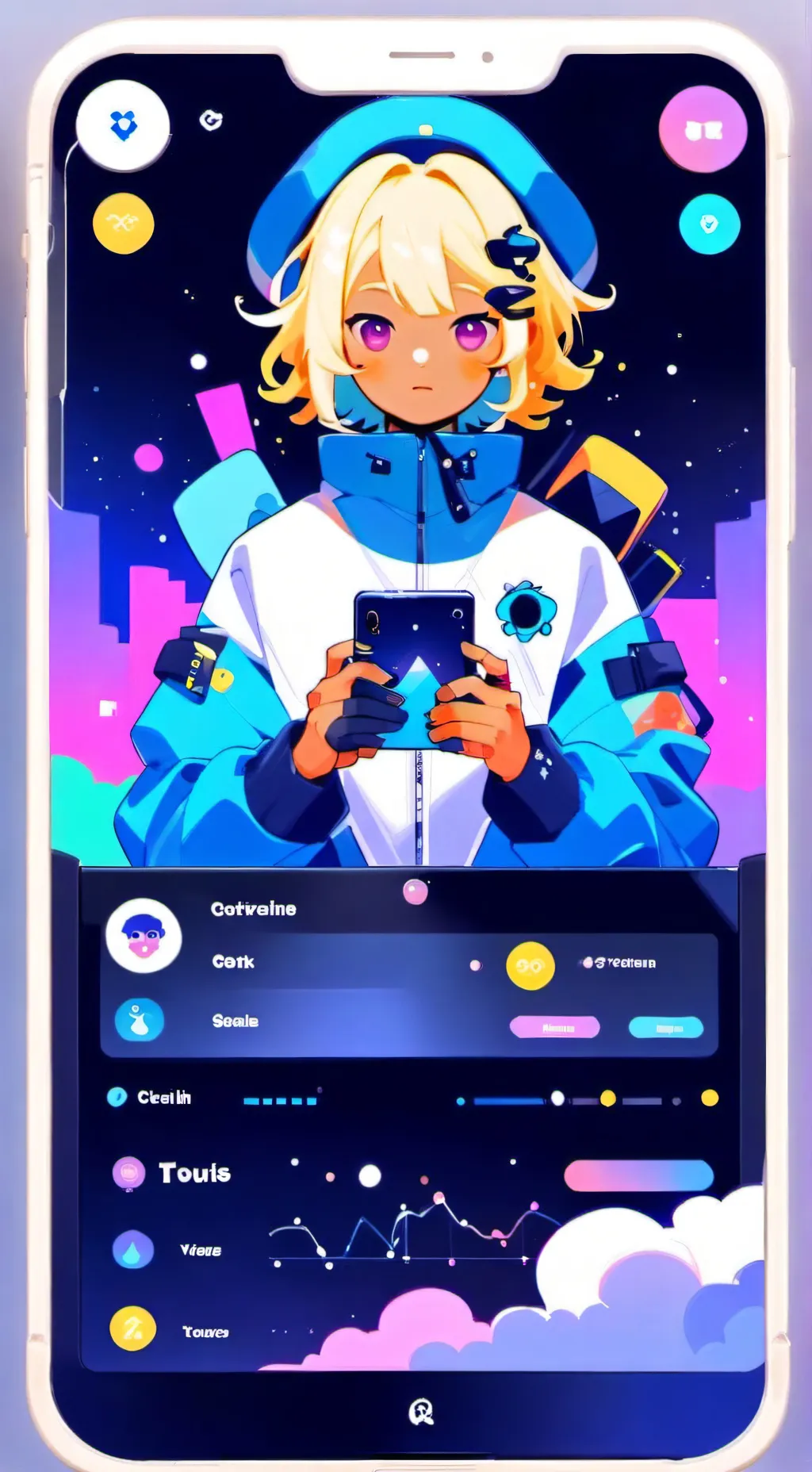 ai character: forsaken😛😛 background